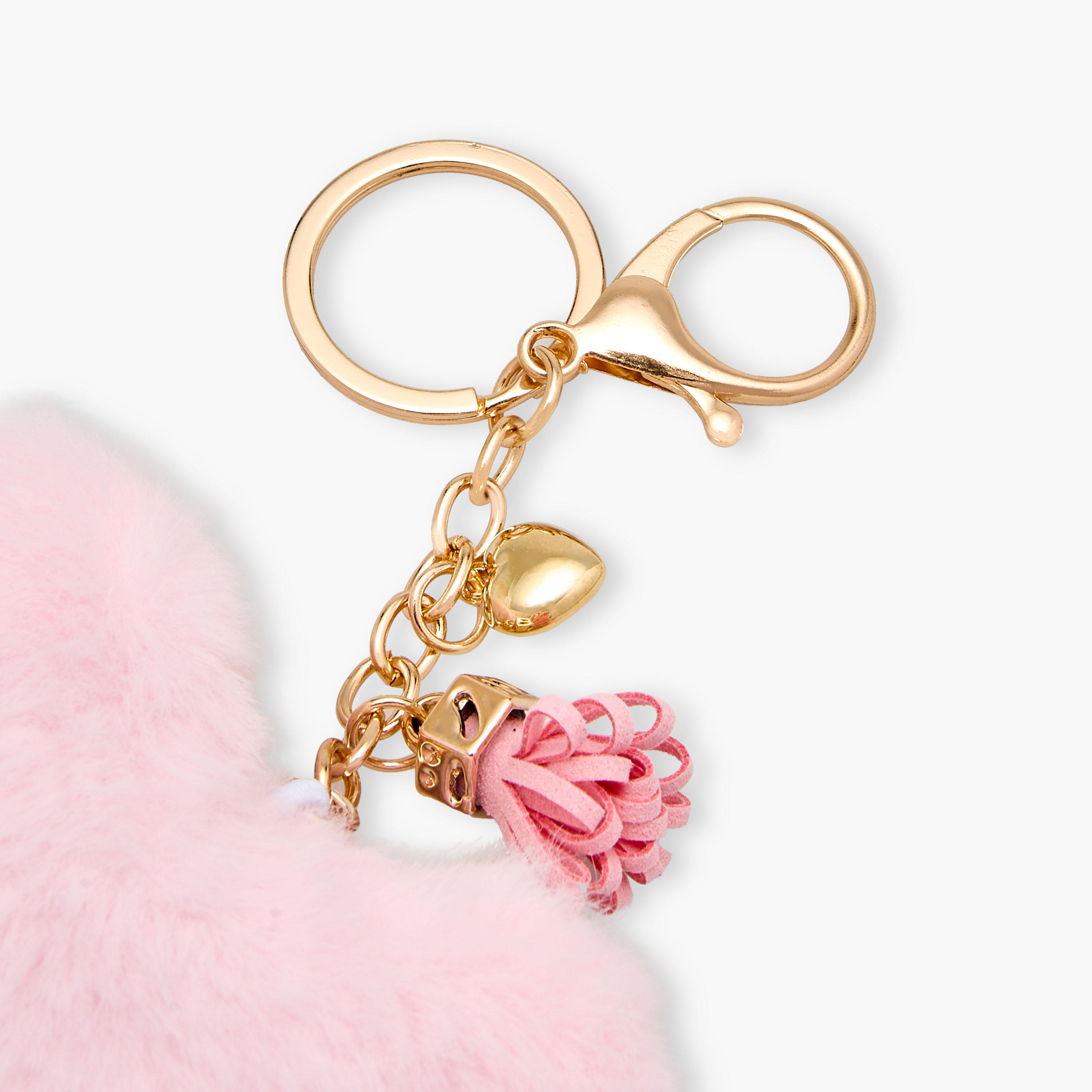 Gloo Heart Charm Keyring with Lobster Clasp-women-clothingaccessories-novelties-image-4