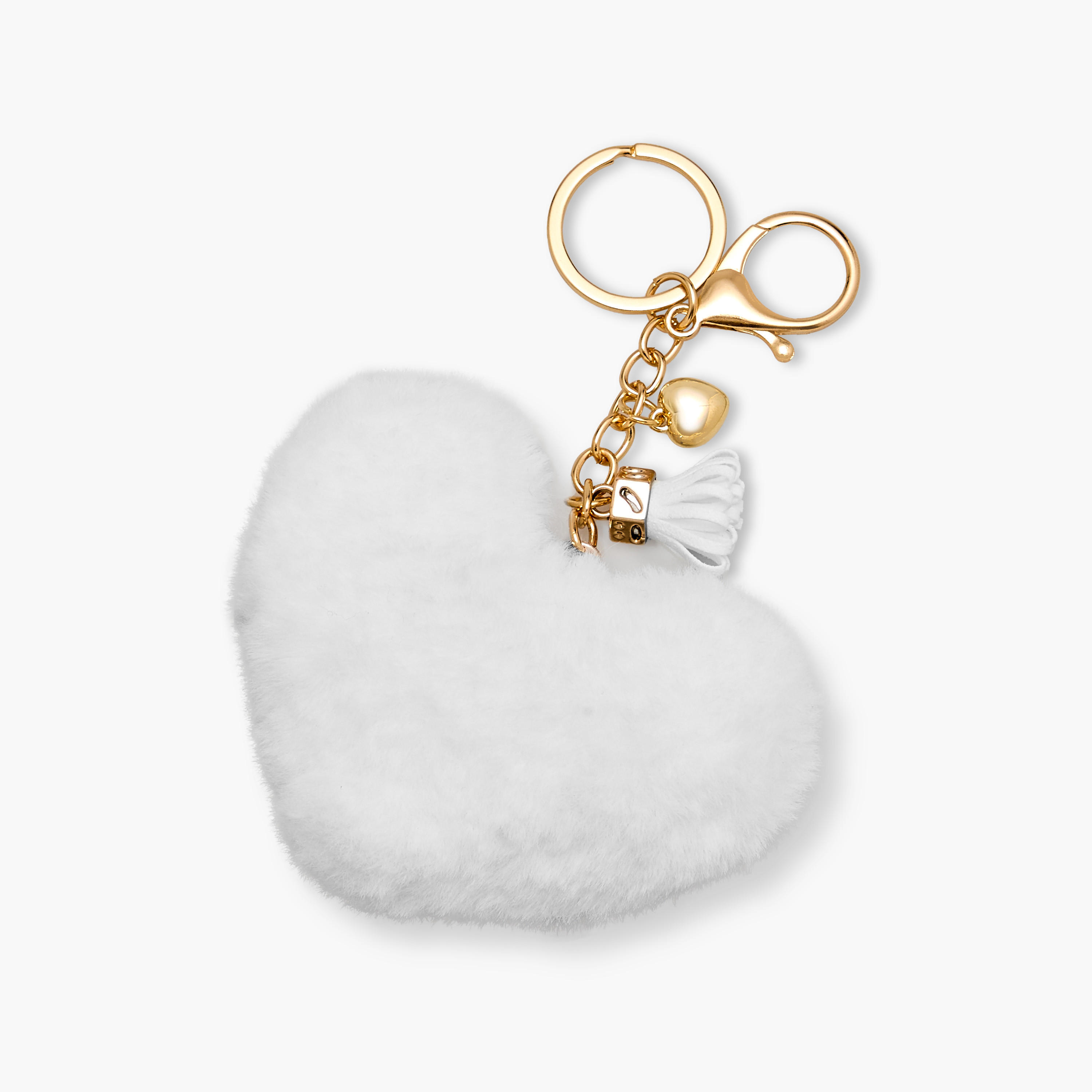 Gloo Heart Charm Keyring with Lobster Clasp-women-clothingaccessories-novelties-image-2