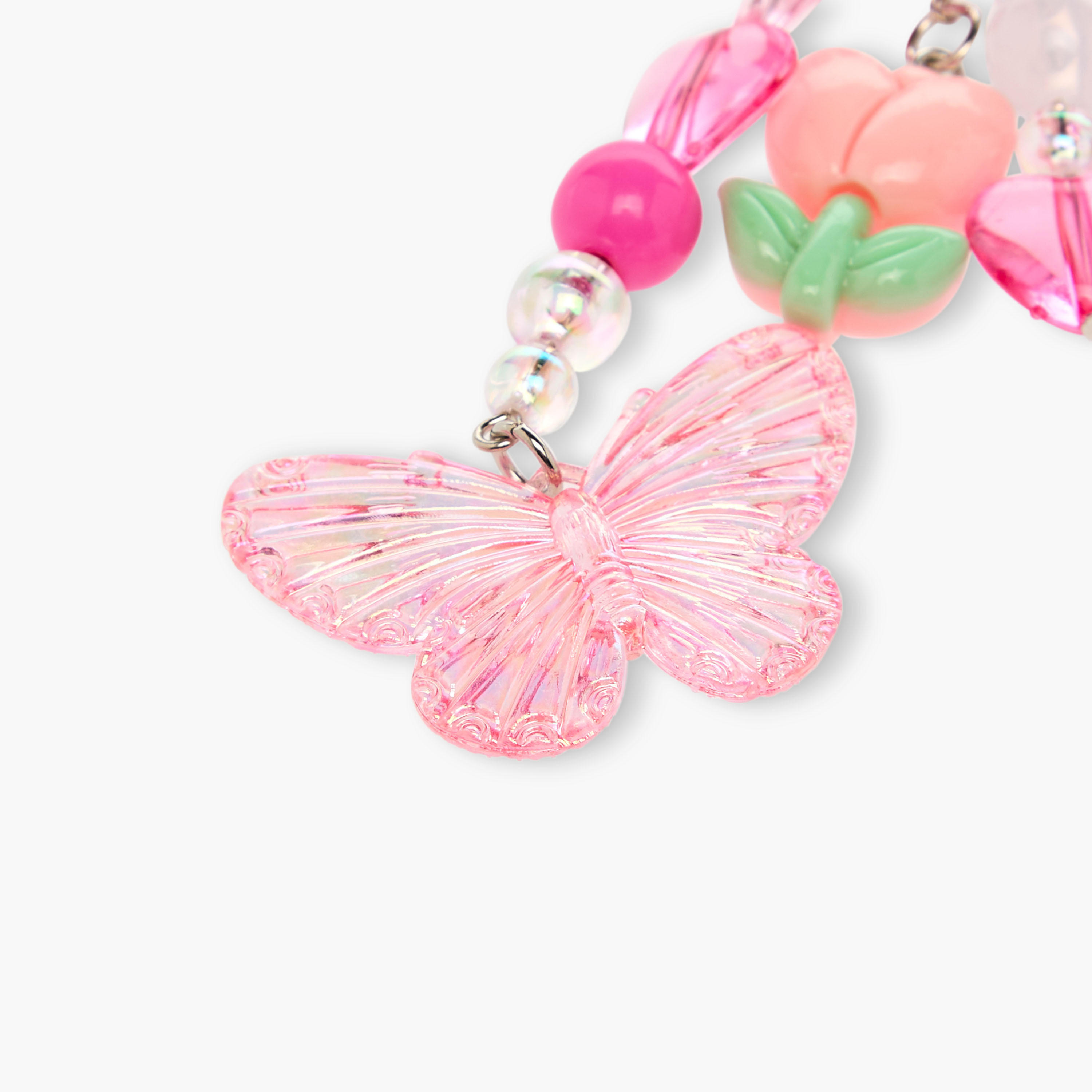 Gloo Floral Bead Detail Bag Charm with Lobster Hook-women-clothingaccessories-novelties-image-3