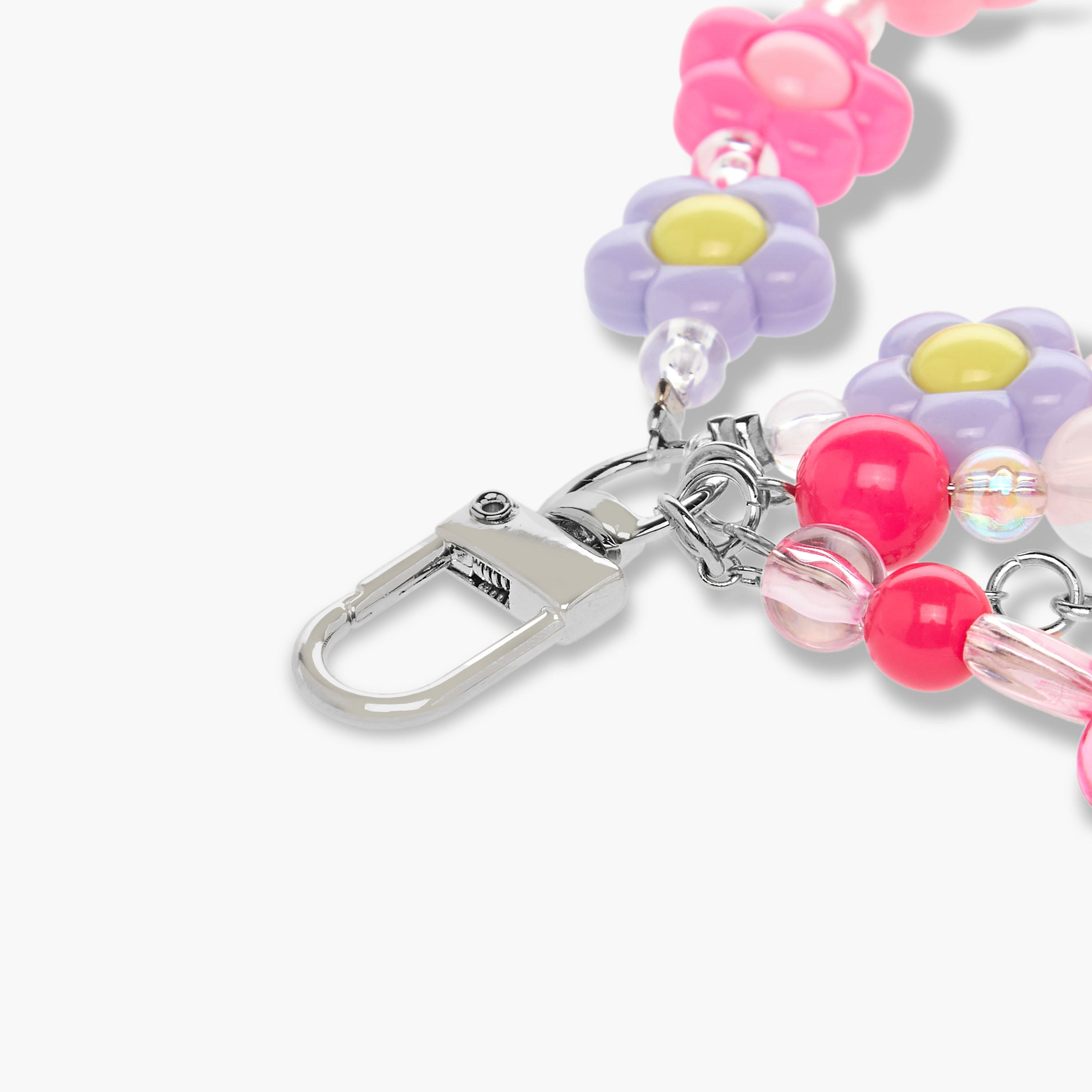 Gloo Floral Bead Detail Bag Charm with Lobster Hook-women-clothingaccessories-novelties-image-4