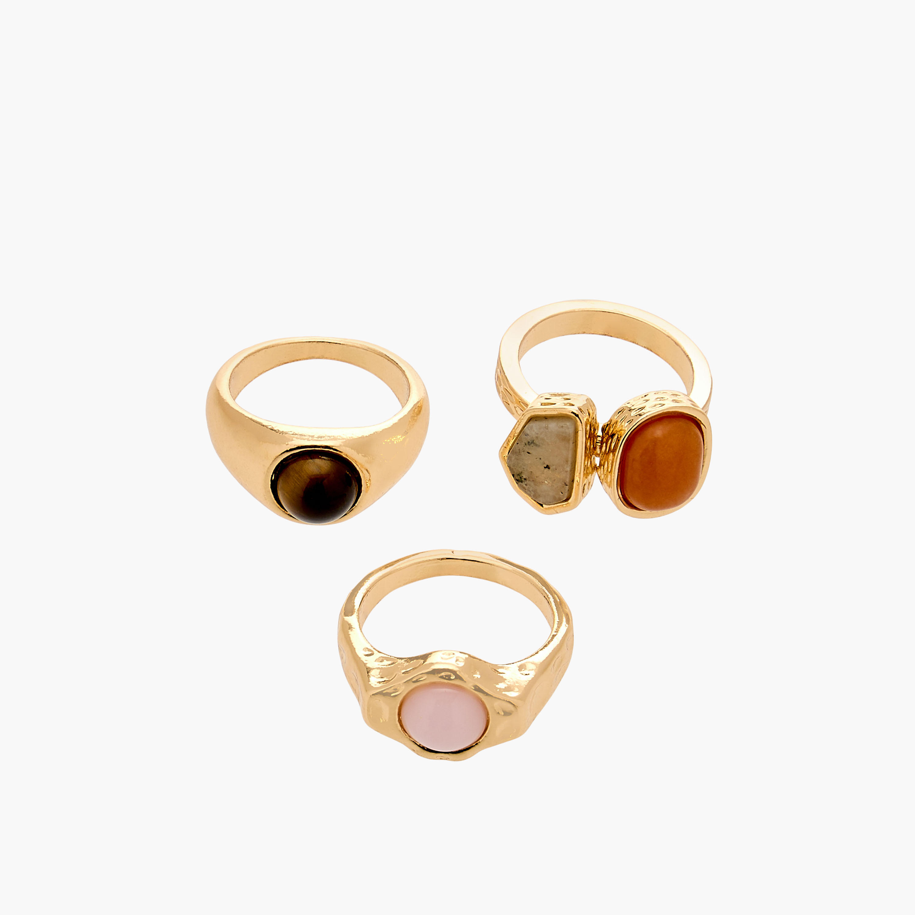 Set of 3 - Embellished Ring-women-watchesandjewellery-jewellery-rings-image-1