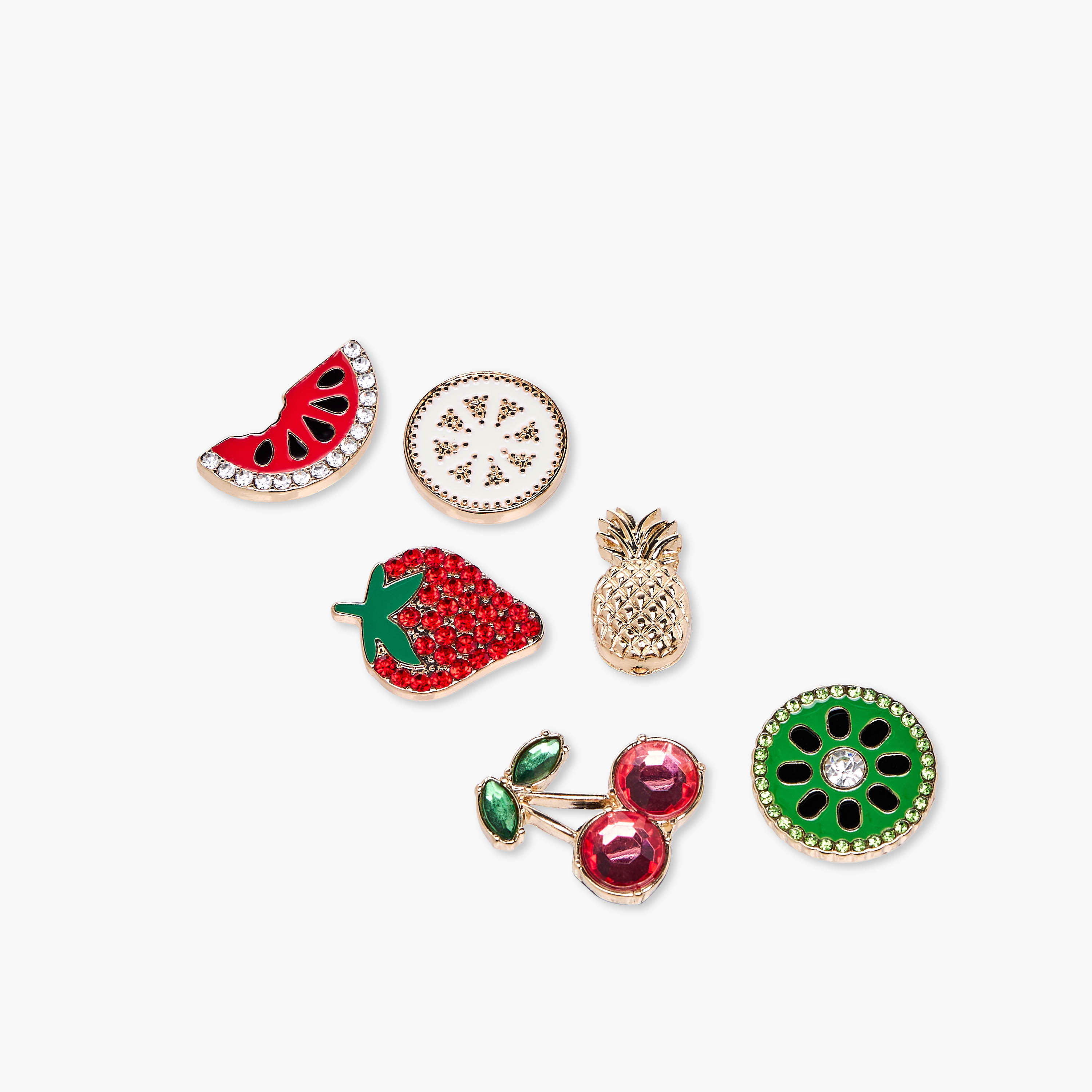 مجموعة حلي صندل معدنية بأشكال فواكه عدد 6-women-clothingaccessories-novelties-image-3