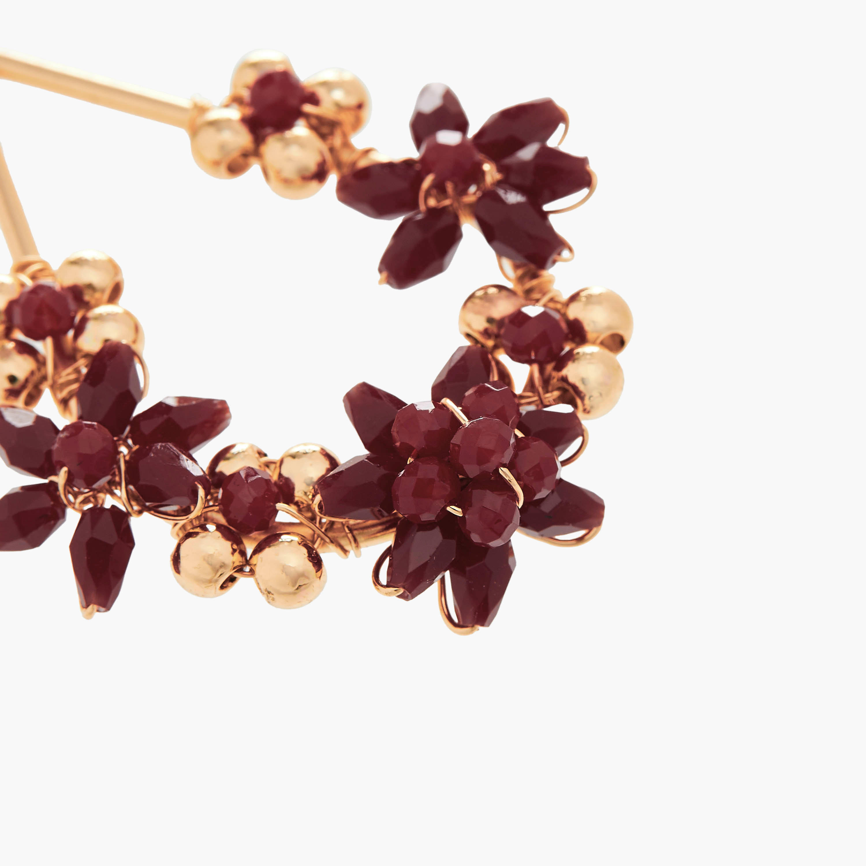 حلق متدلي مزين بمشبك إغلاق-women-watchesandjewellery-jewellery-earrings-image-4