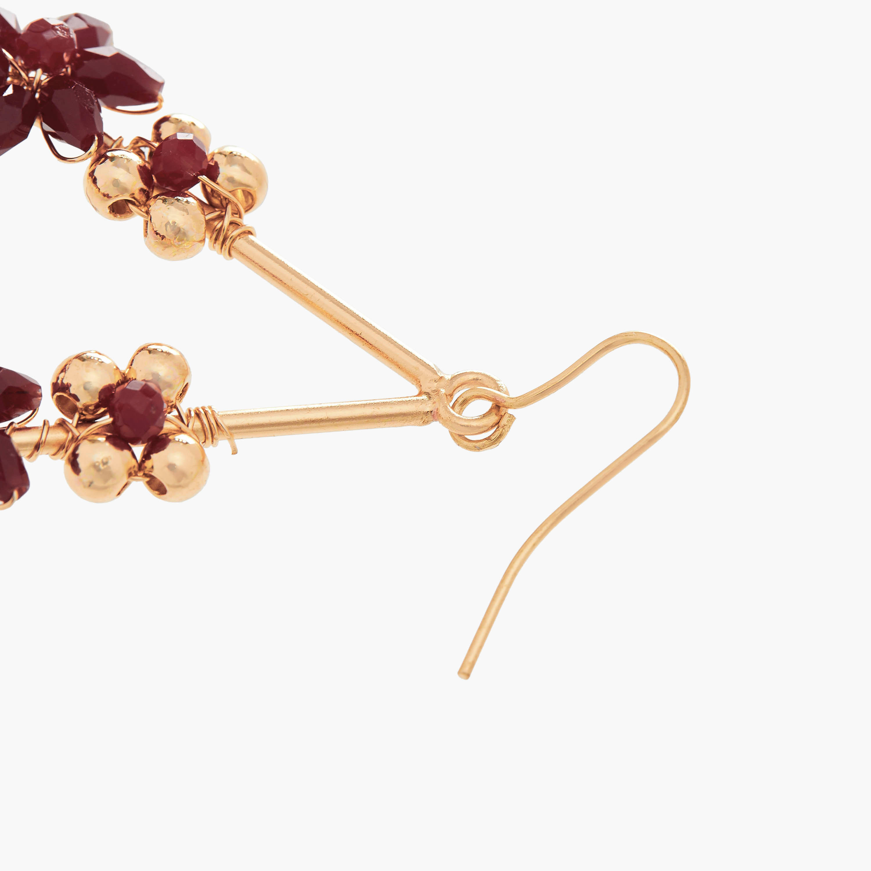 حلق متدلي مزين بمشبك إغلاق-women-watchesandjewellery-jewellery-earrings-image-5
