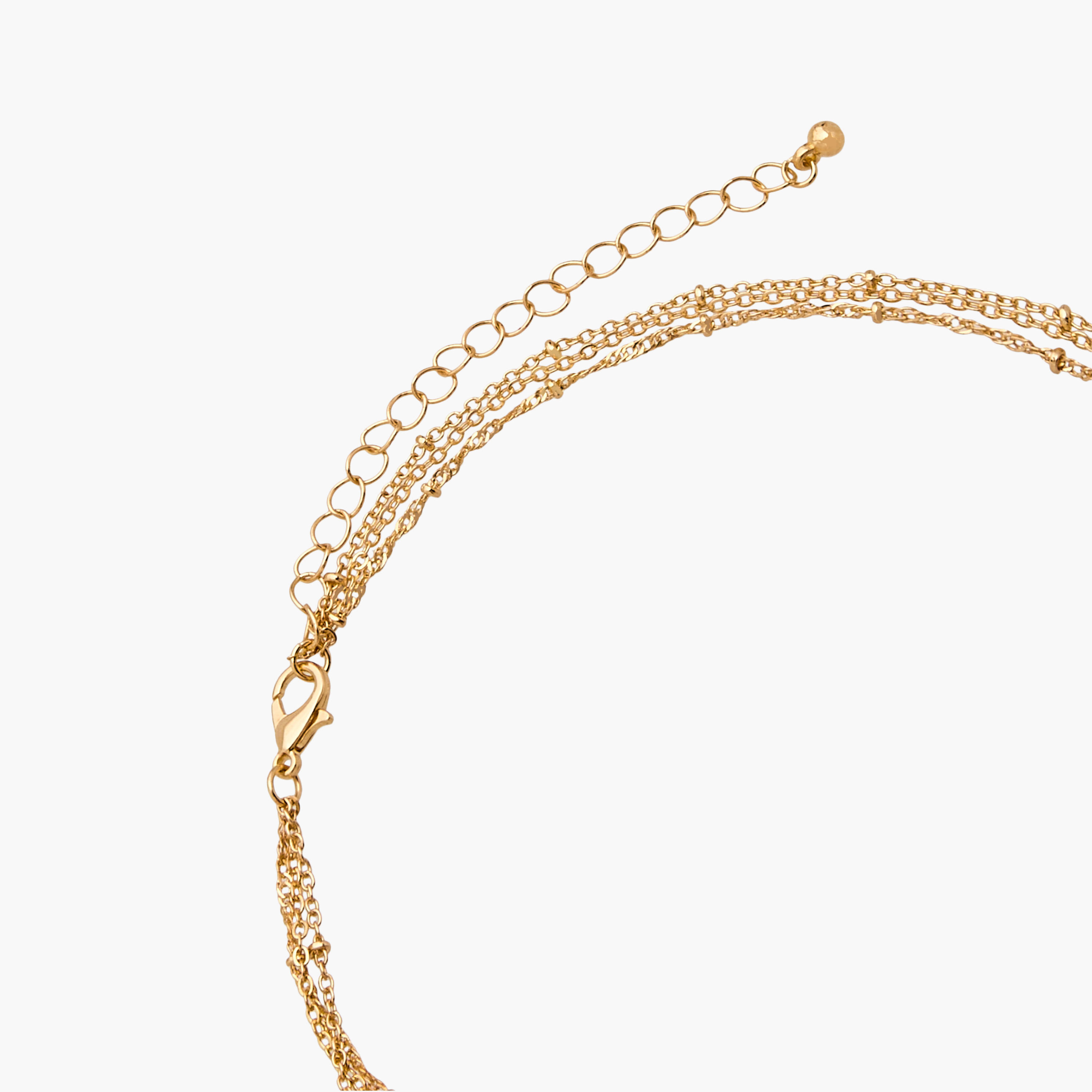 عقد بطبقات ودلاية حرف وقفل إغلاق-women-watchesandjewellery-jewellery-necklacesandpendants-image-4