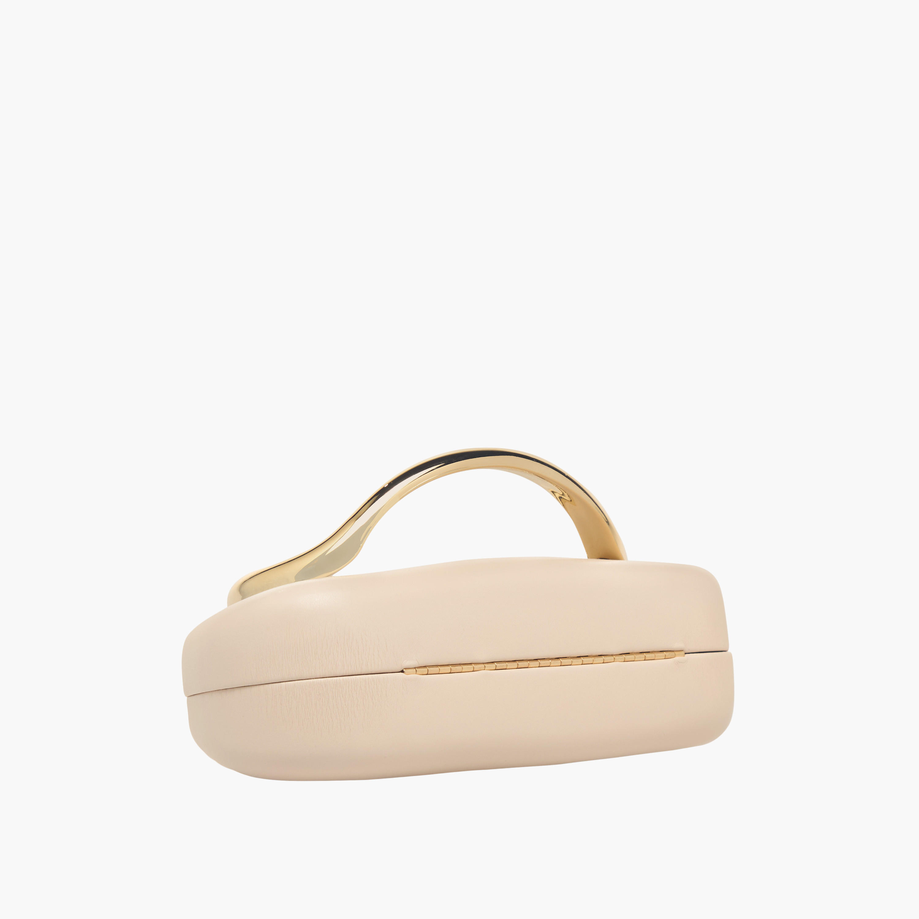 Metal Trim Clutch Bag with Chain Strap-women-bagsandwallets-handbags-image-8
