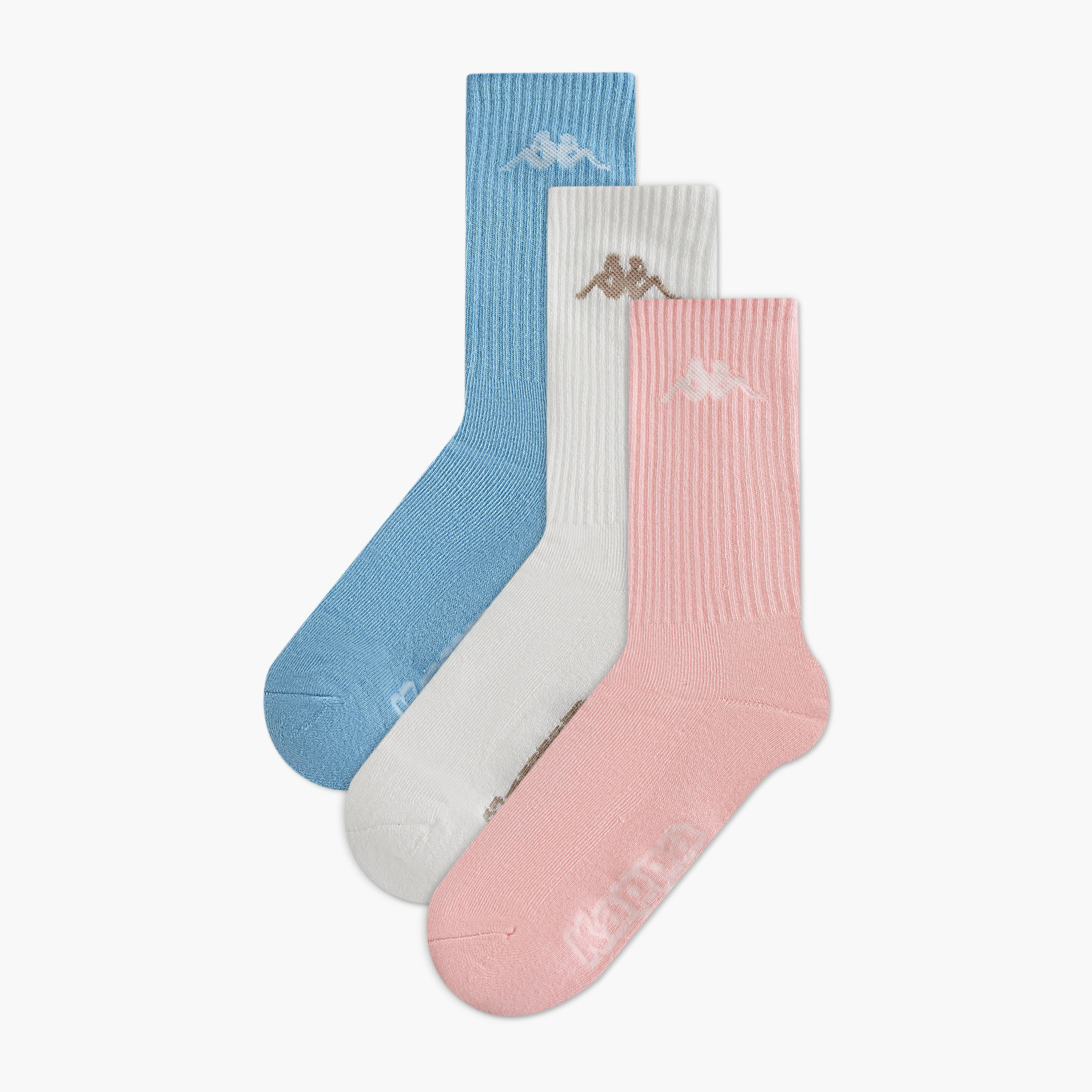 طقم جوارب 3 أزواج بطول ربلة الساق للنساء من كابا-women-socksandstockings-image-1