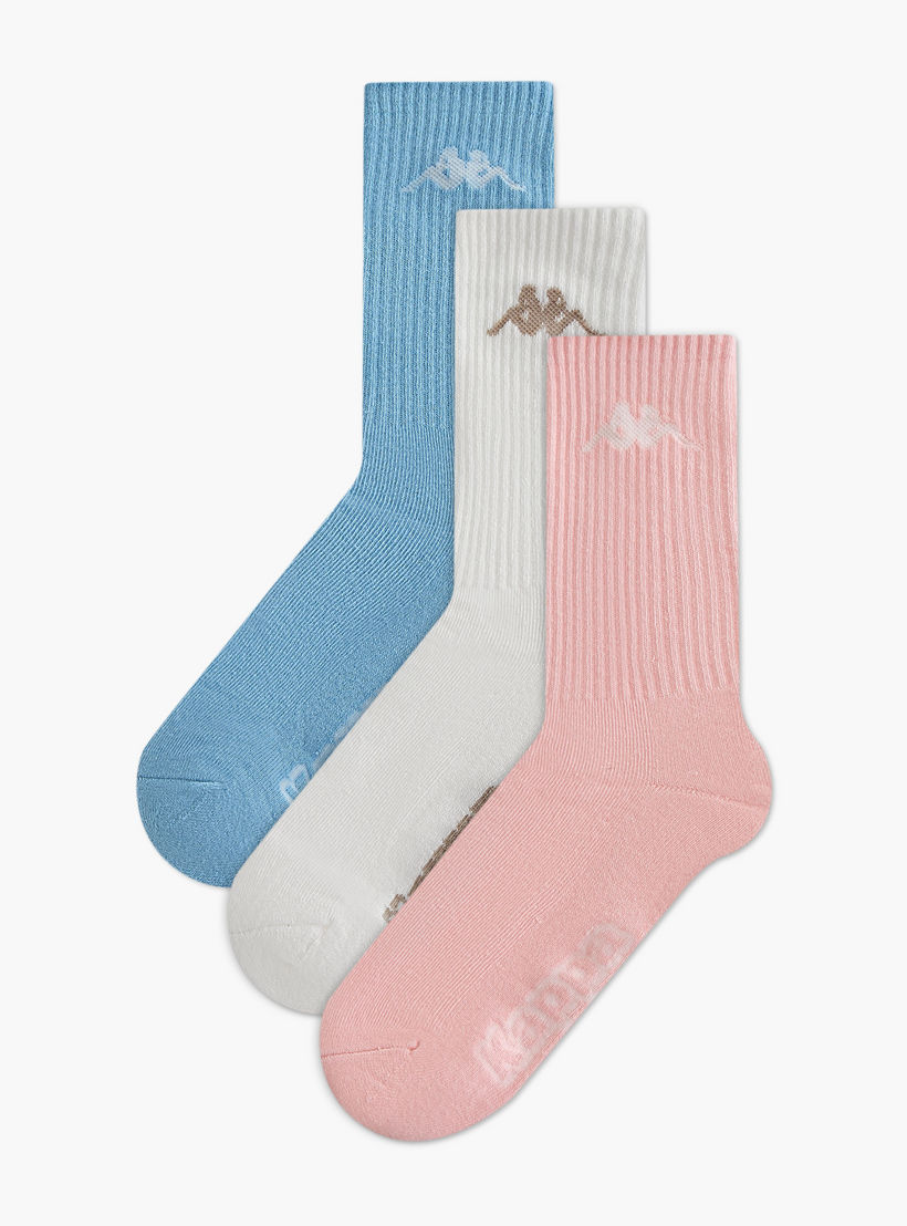 طقم جوارب 3 أزواج بطول ربلة الساق للنساء من كابا-women-socksandstockings-image-1