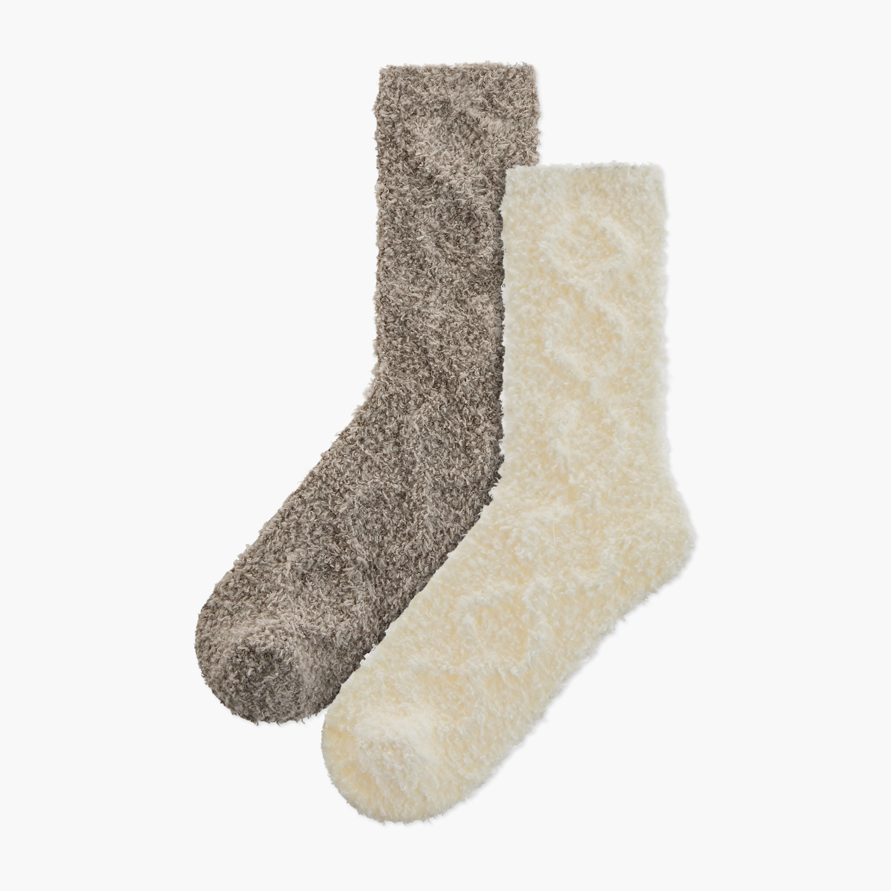جوارب دافئة متوسطة الطول - طقم من زوجين-women-socksandstockings-image-1