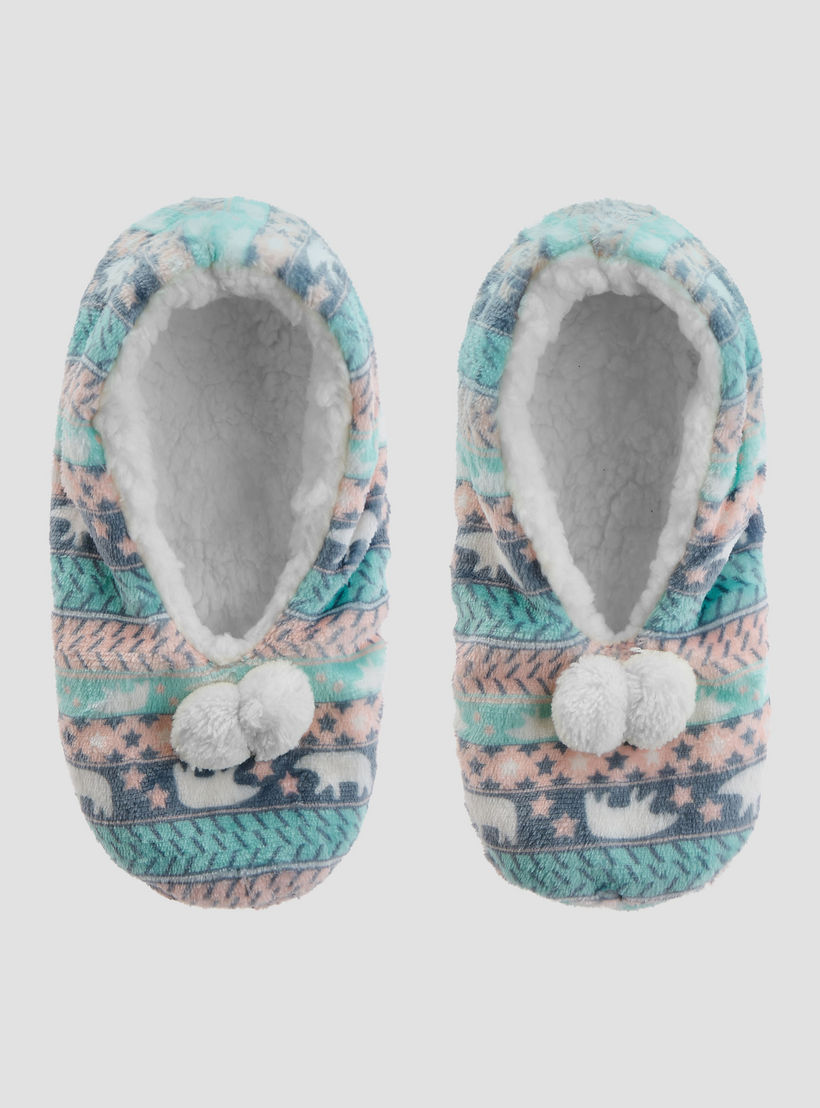 Pom-Pom Slipper Socks-women-socksandstockings-image-1