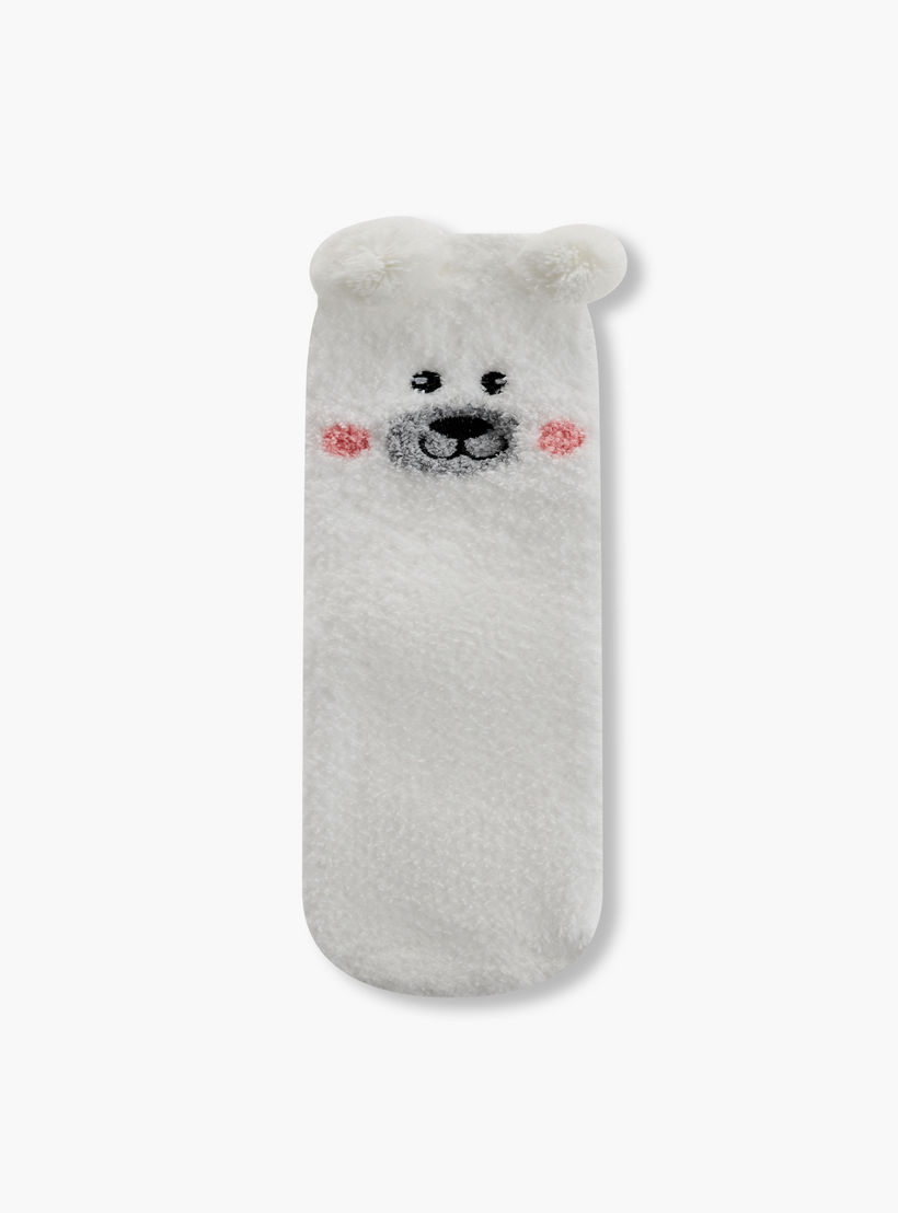 Polar Bear Socks and Eye Mask Set-women-socksandstockings-image-2