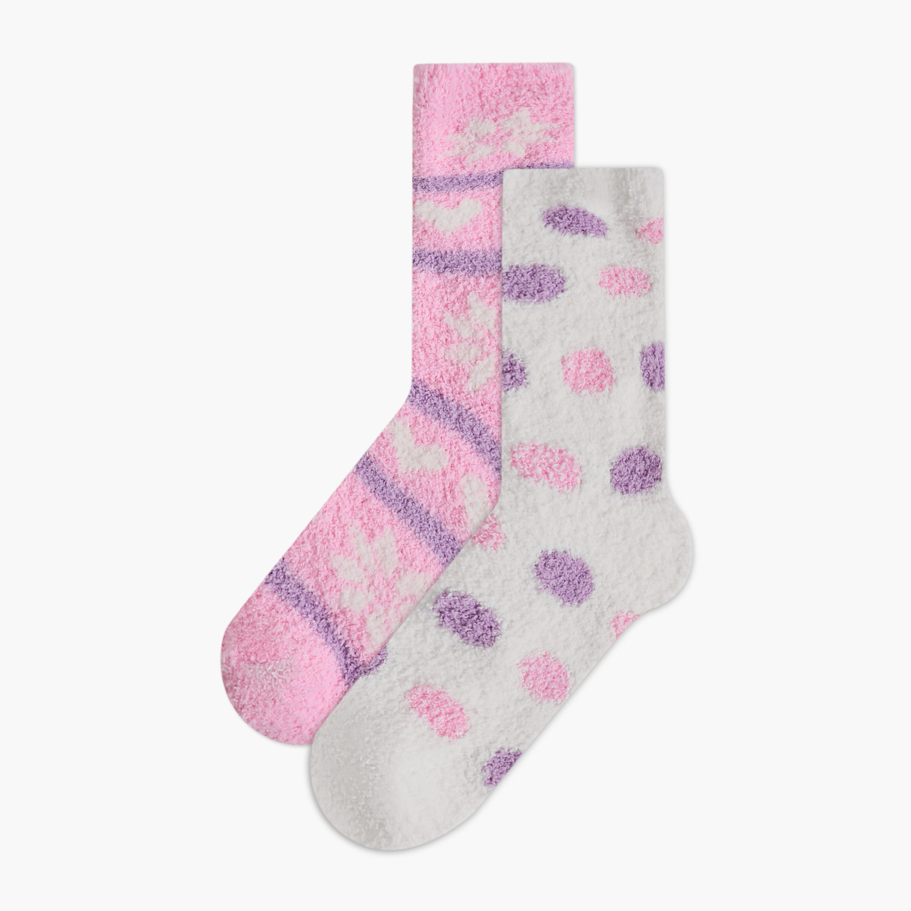 جوارب بوليستر مريحة زوجين بطول متوسط-women-socksandstockings-image-5