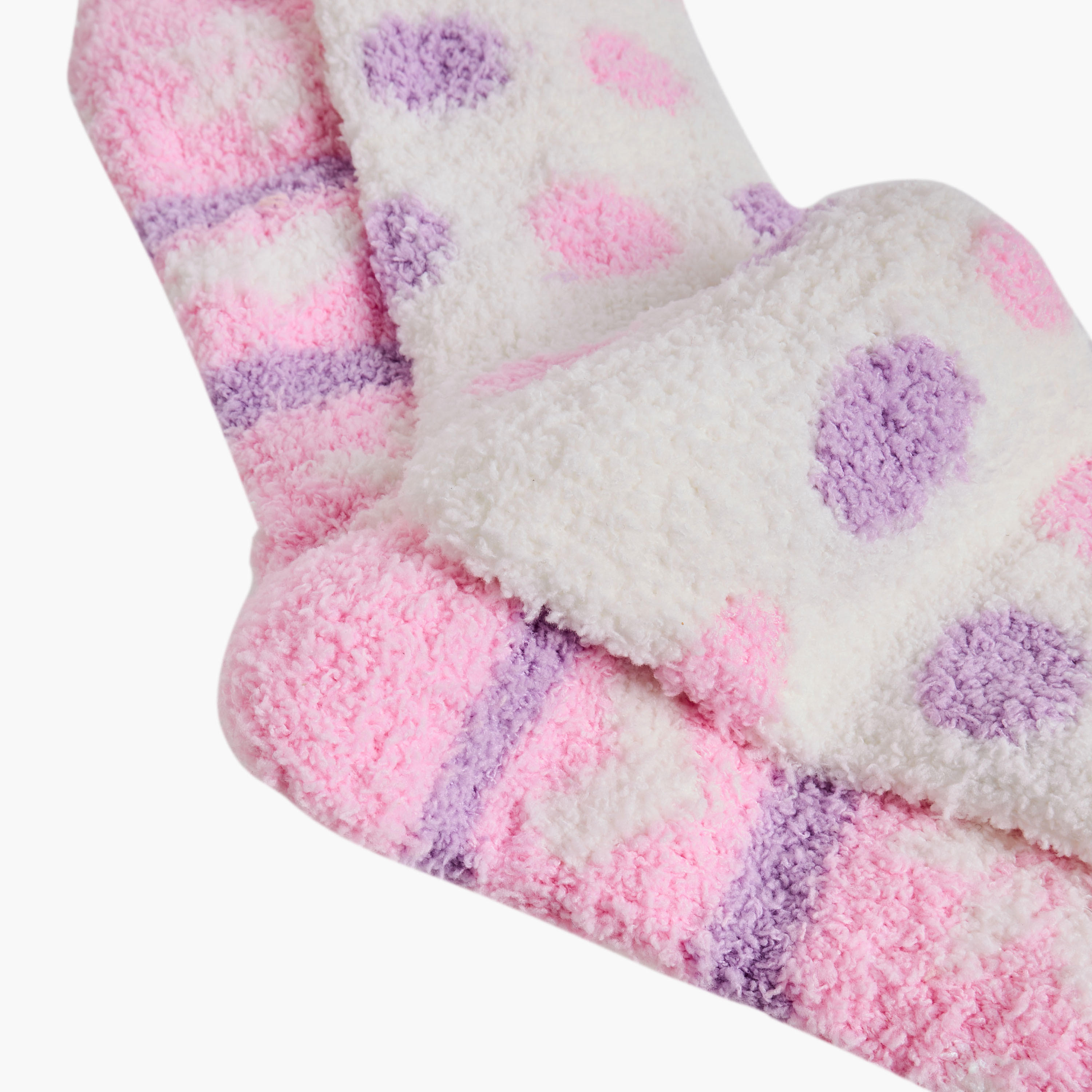 جوارب بوليستر مريحة زوجين بطول متوسط-women-socksandstockings-image-2