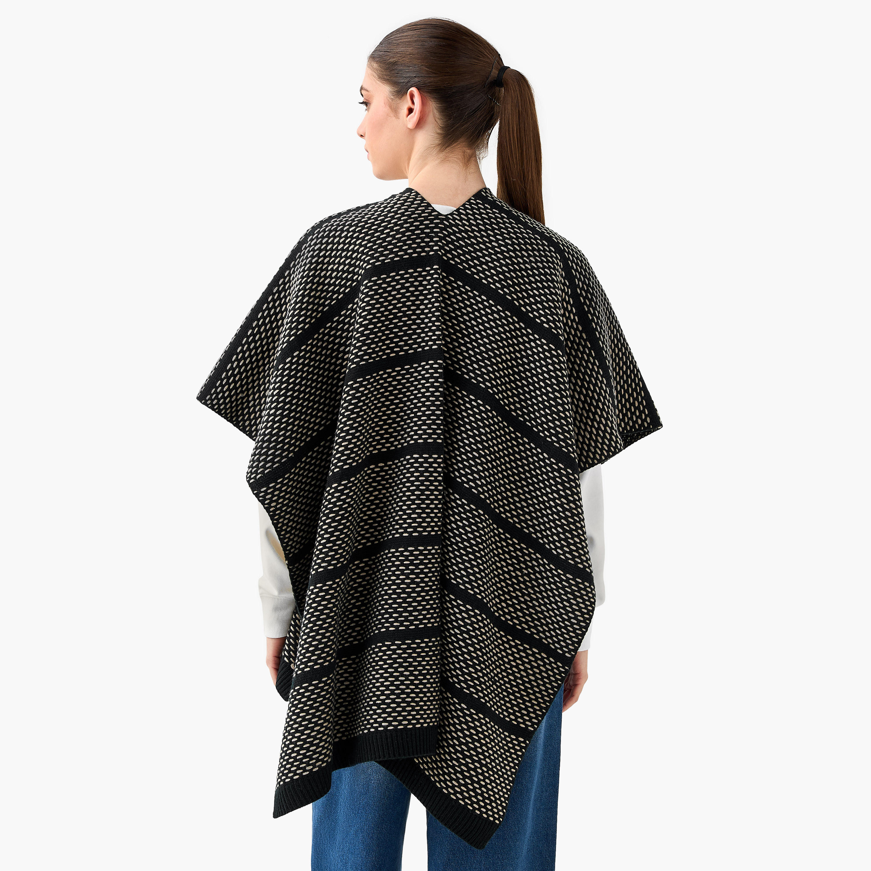 Longline Textured Cape-women-winterwear-cardigansandjumpers-cardigans-image-3