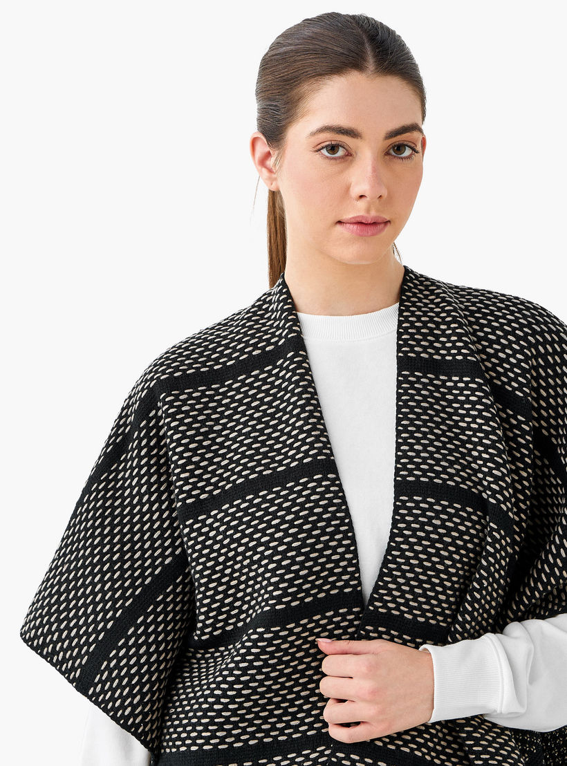 Longline Textured Cape-women-winterwear-cardigansandjumpers-cardigans-image-4