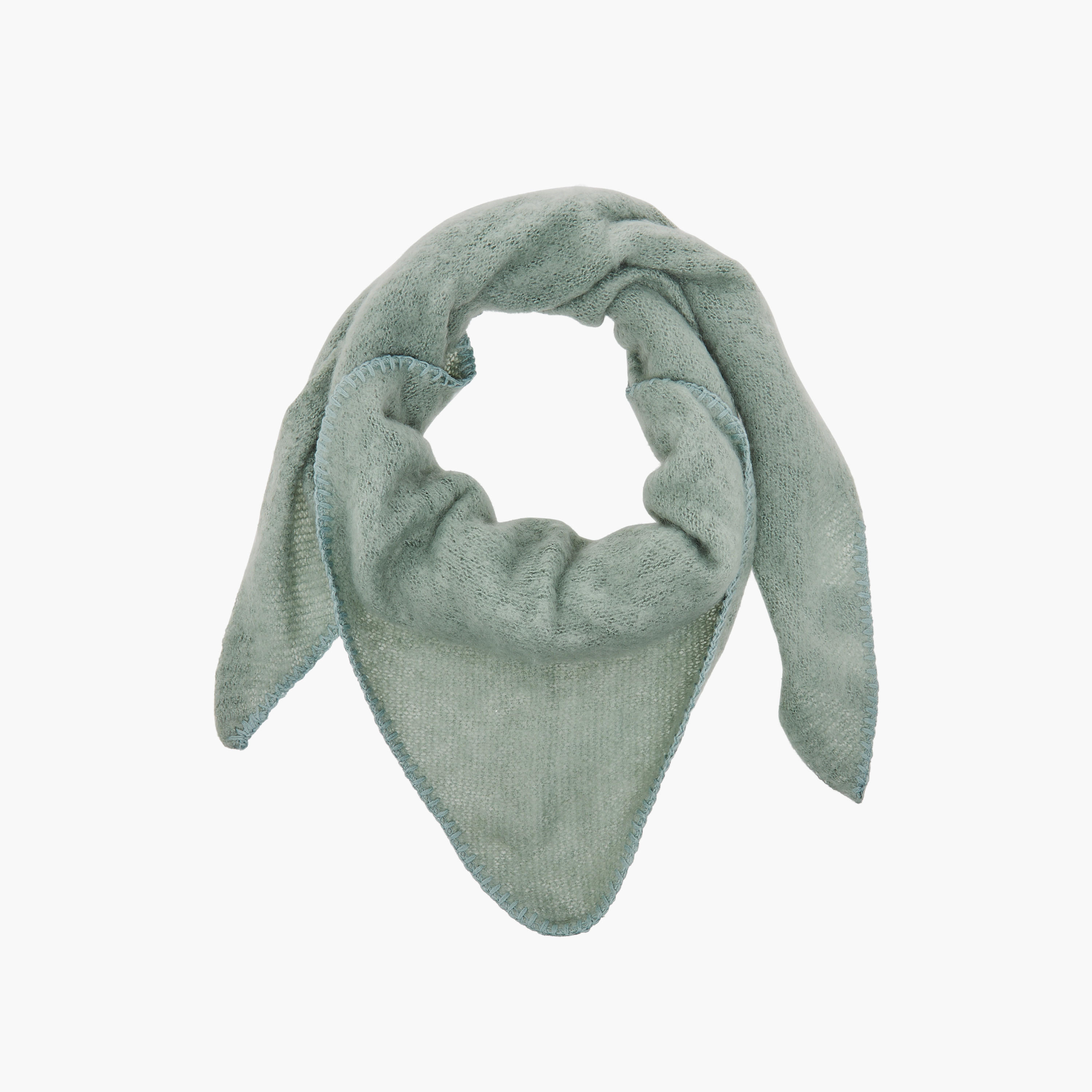 وشاح مثلث أخضر من البوليستر-women-winterwear-scarves-image-5