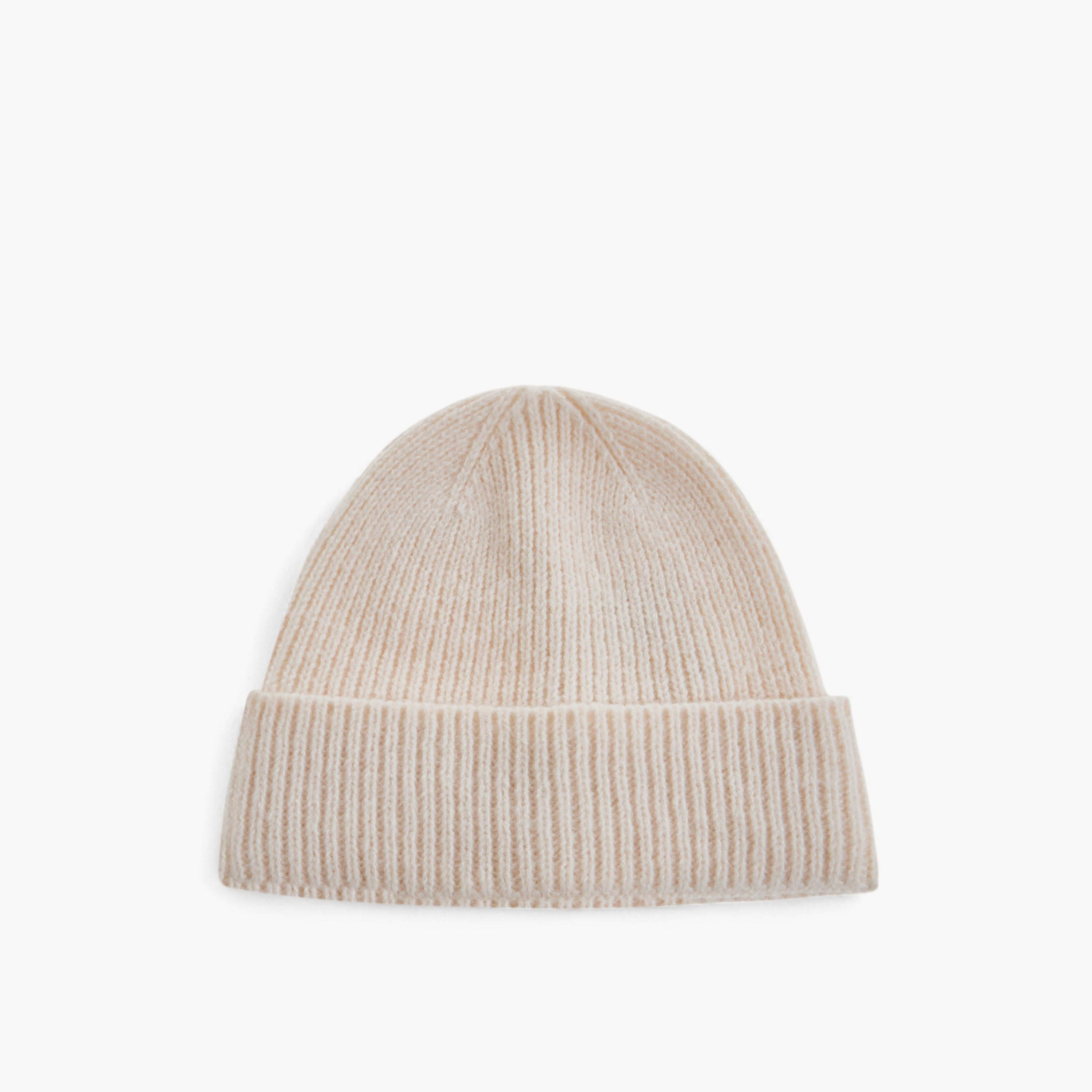 Ribbed Beanie with Folded Hem-women-clothingaccessories-capsandhats-image-1