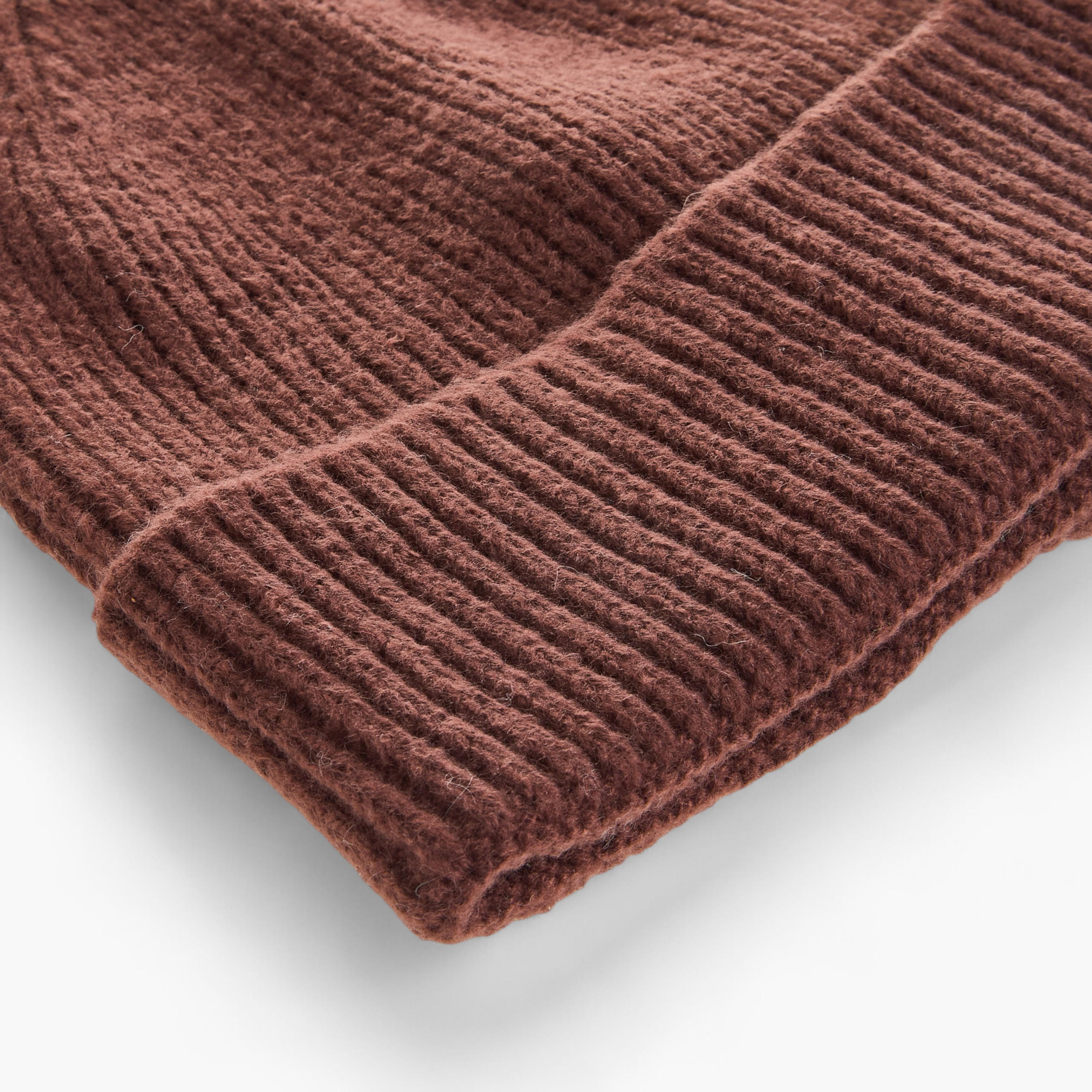 Ribbed Beanie with Folded Hem-women-clothingaccessories-capsandhats-image-3