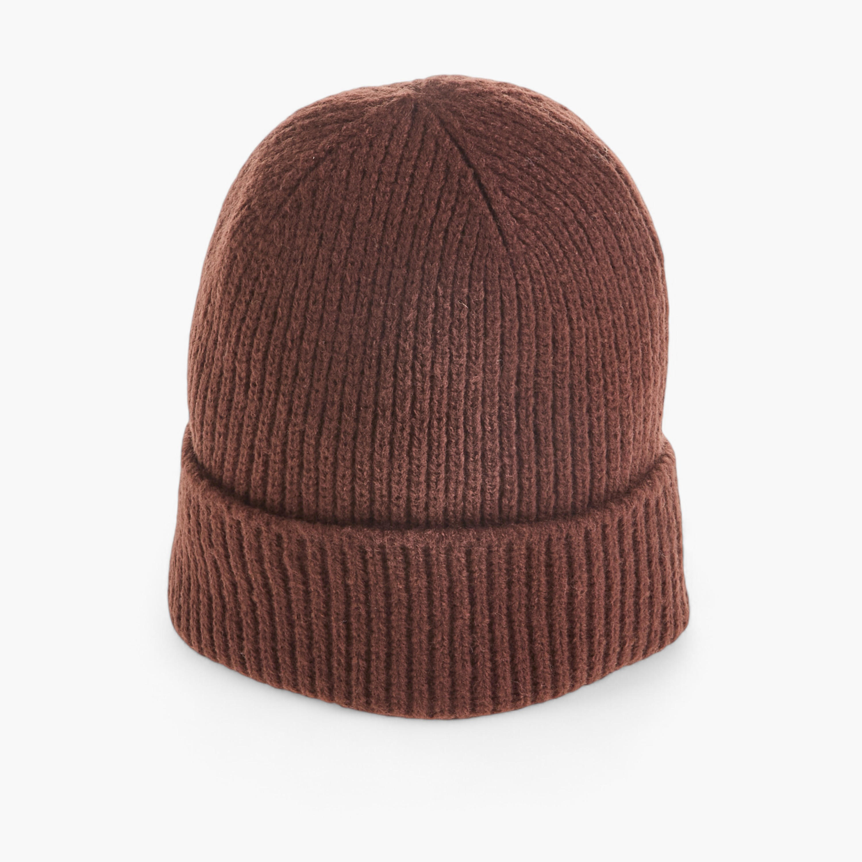 Ribbed Beanie with Folded Hem-women-clothingaccessories-capsandhats-image-4