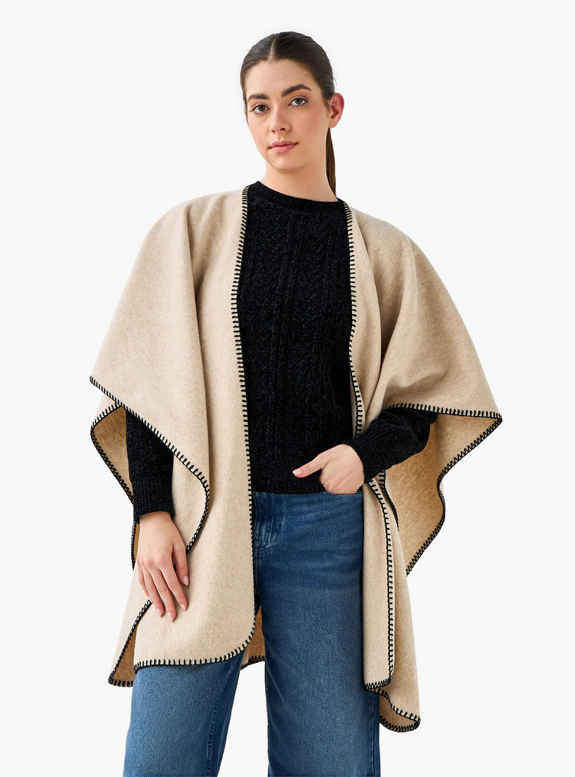 Blanket Stitch Cape-women-winterwear-cardigansandjumpers-cardigans-image-1
