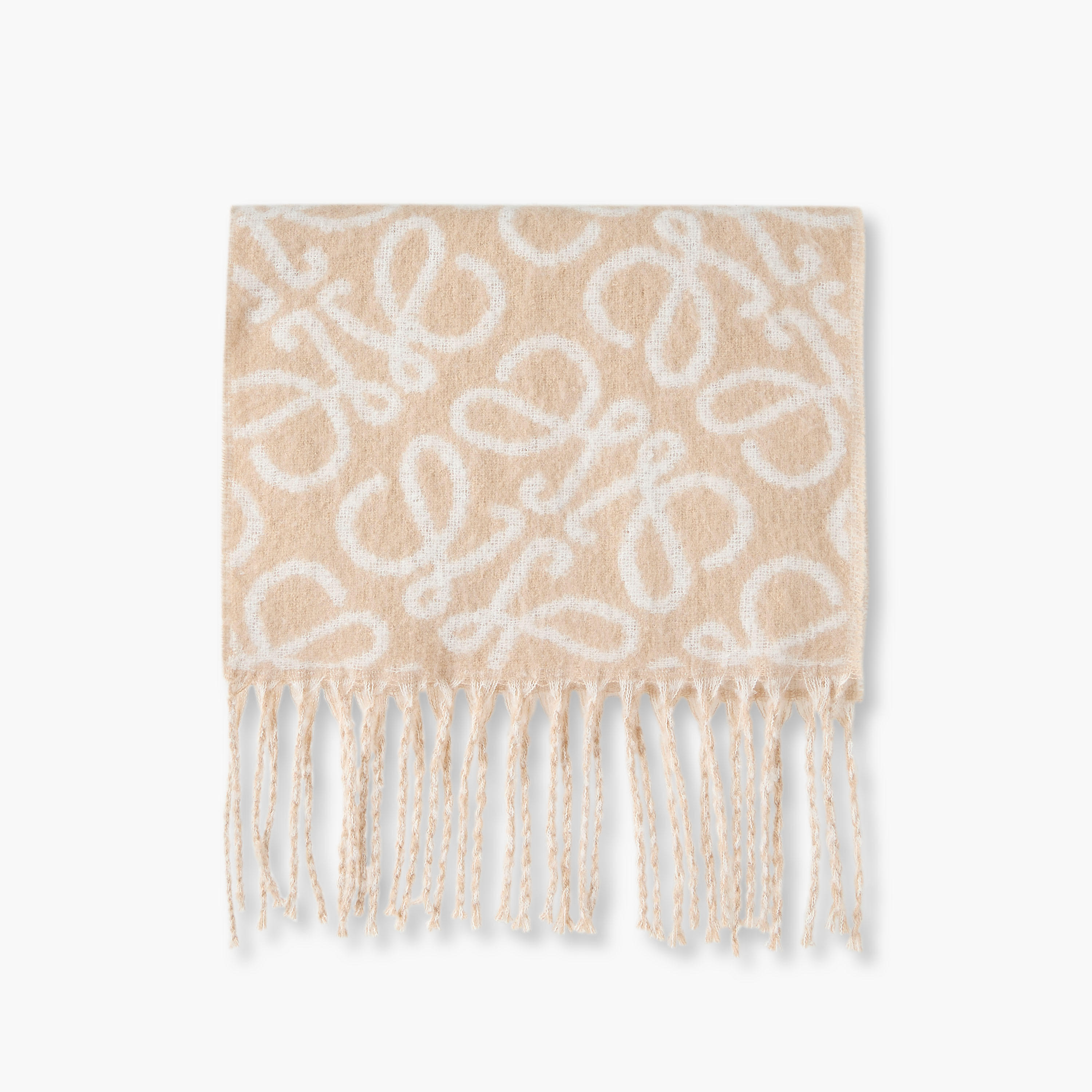 Scarf Fringe Accent Polyester Multicolour-women-winterwear-scarves-image-3