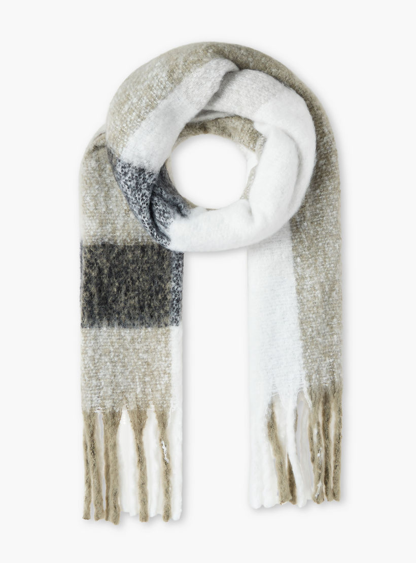 Scarf Polyester Checked-women-winterwear-scarves-image-1
