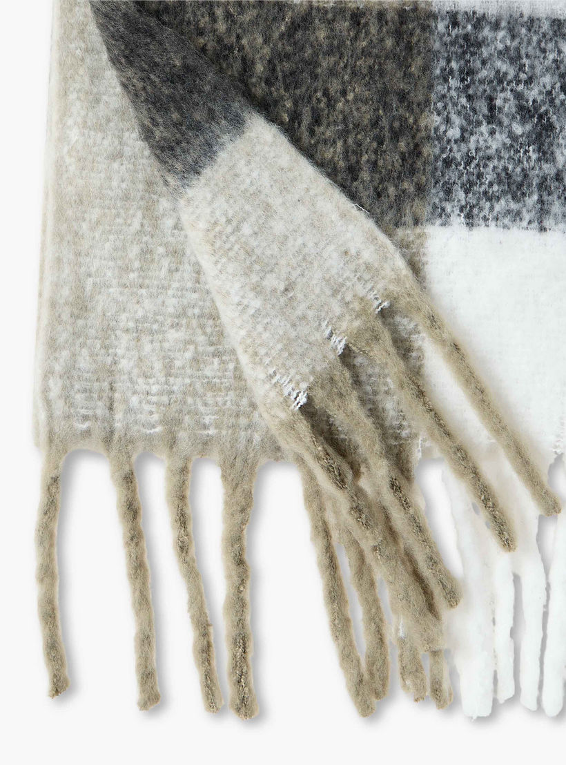 Scarf Polyester Checked-women-winterwear-scarves-image-4