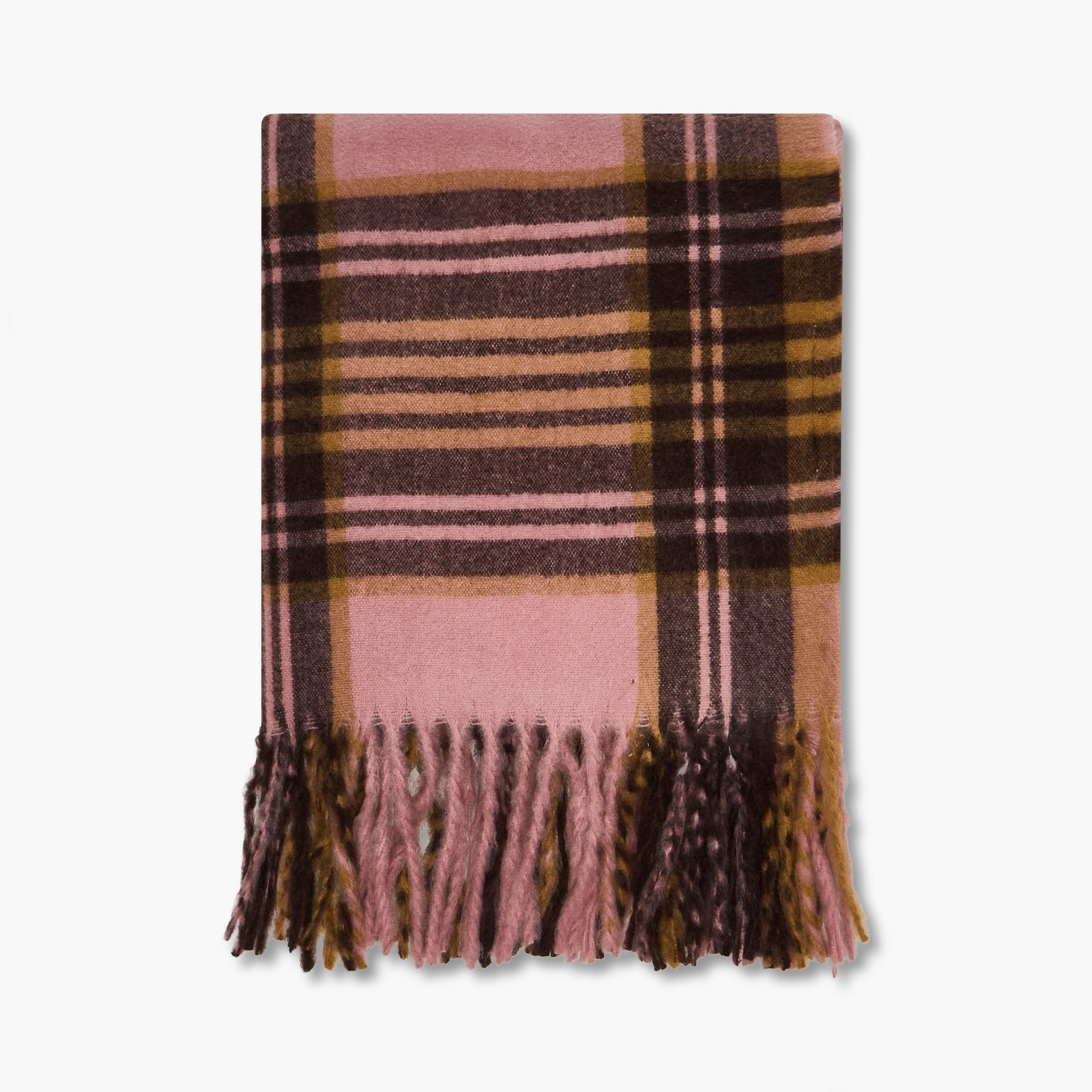 وشاح بوليستر ملون كاروهات-women-winterwear-scarves-image-3