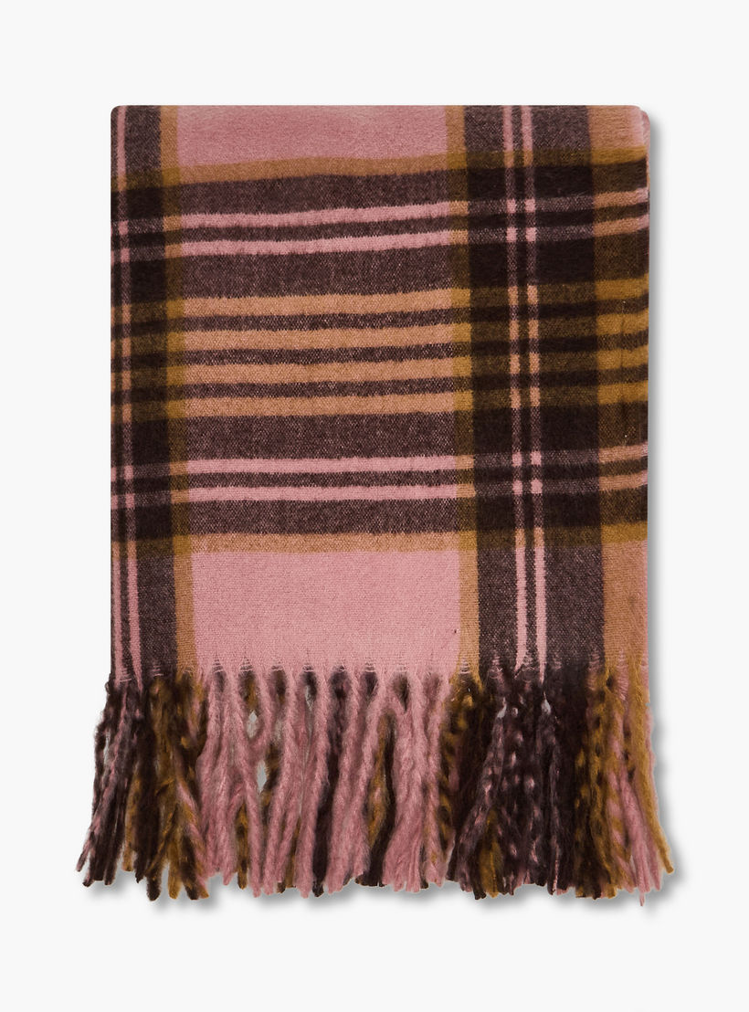 Scarf Checked Polyester Multicolour-women-winterwear-scarves-image-3
