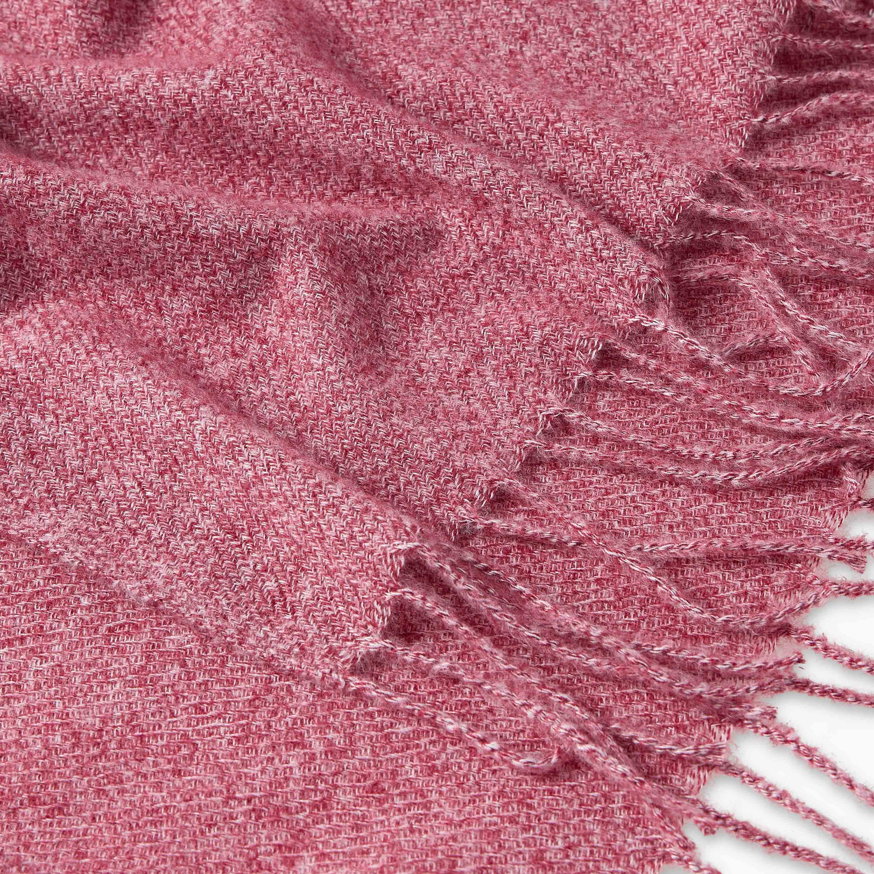 Scarf Fringe Detail Red-women-winterwear-scarves-image-5
