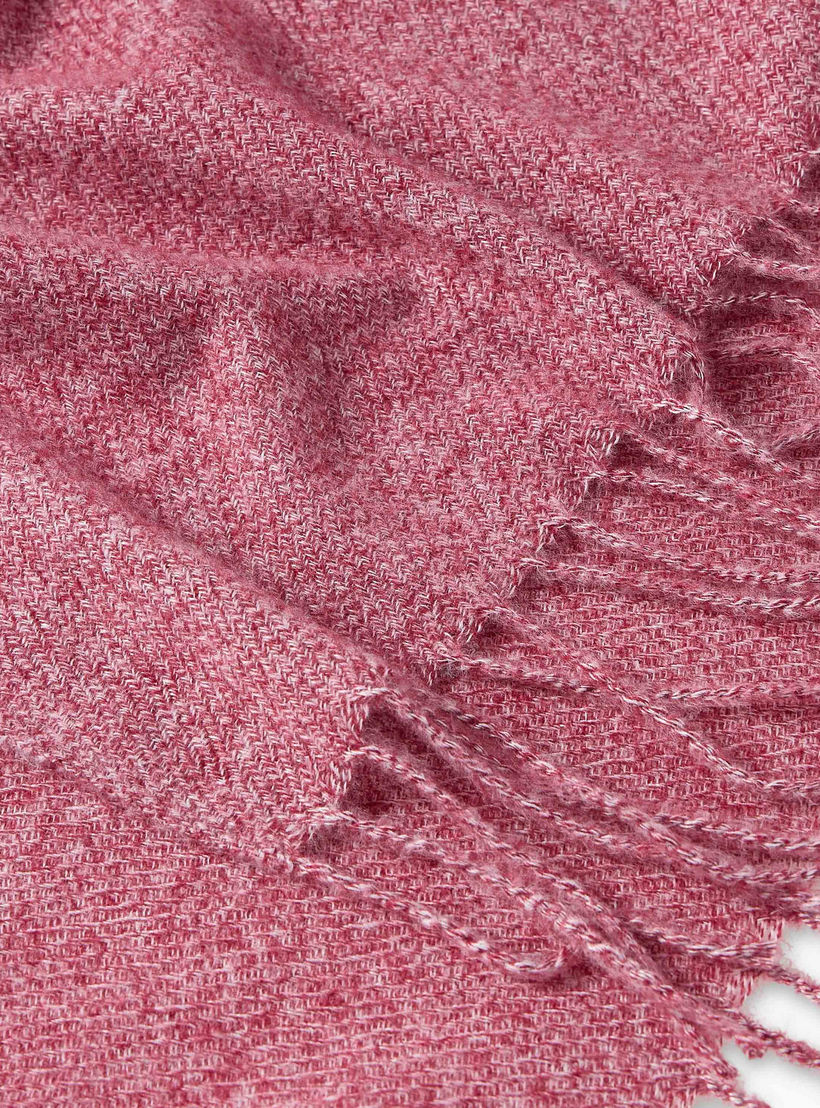 Scarf Fringe Detail Red-women-winterwear-scarves-image-5
