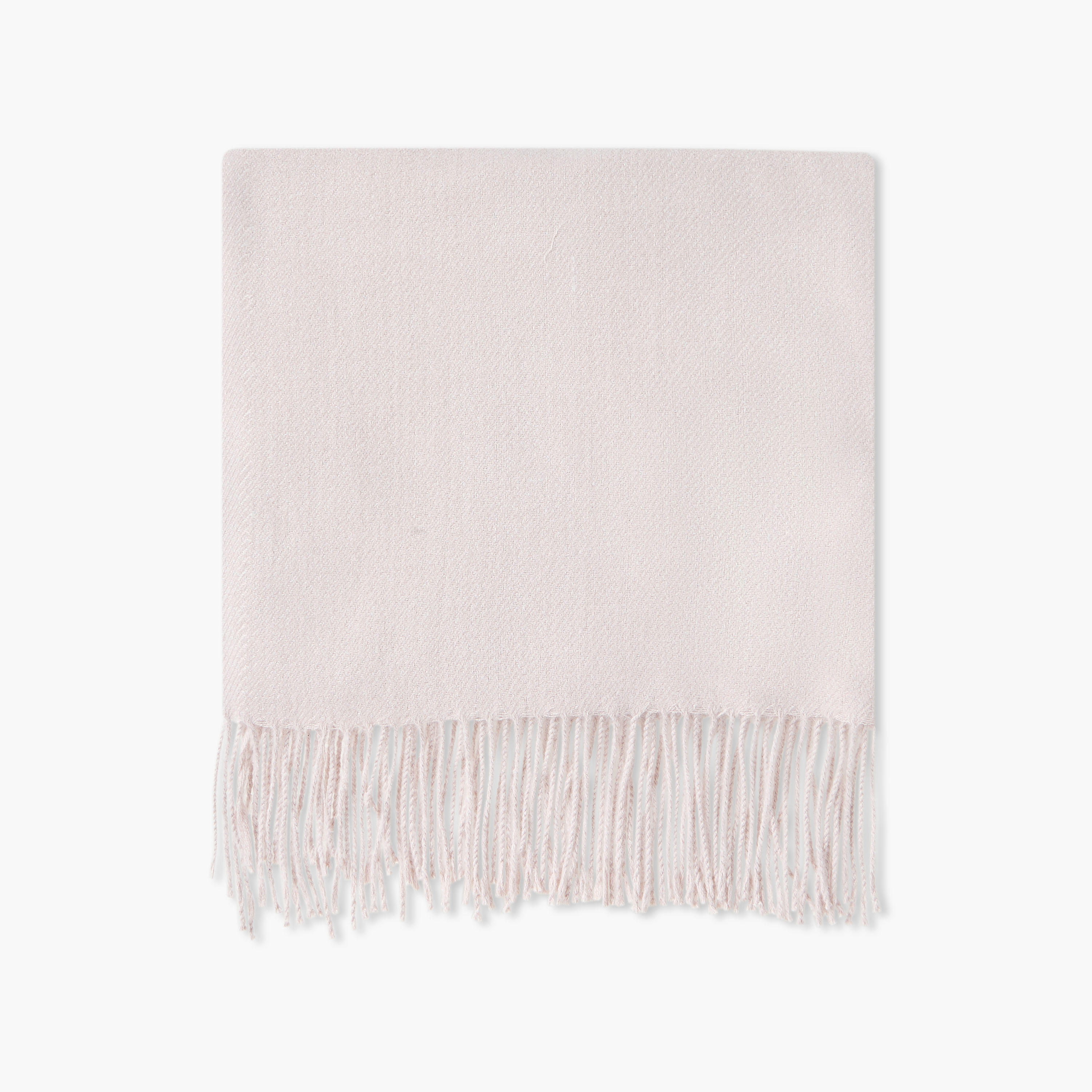 وشاح أحمر بتفاصيل شراشيب-women-winterwear-scarves-image-3