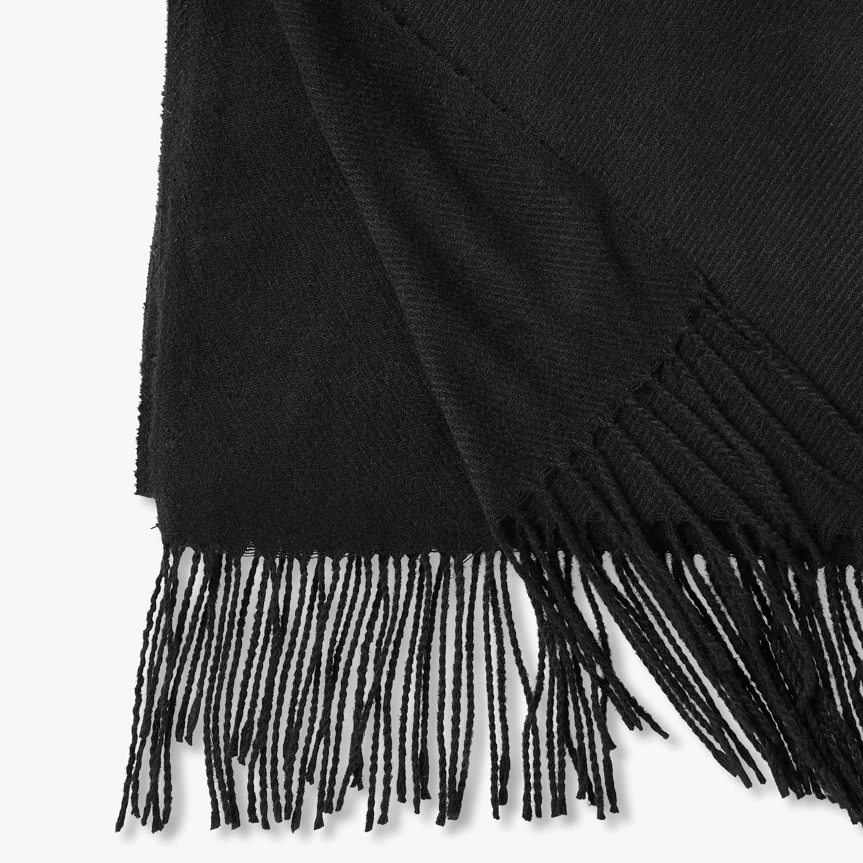 وشاح أحمر بتفاصيل شراشيب-women-winterwear-scarves-image-4