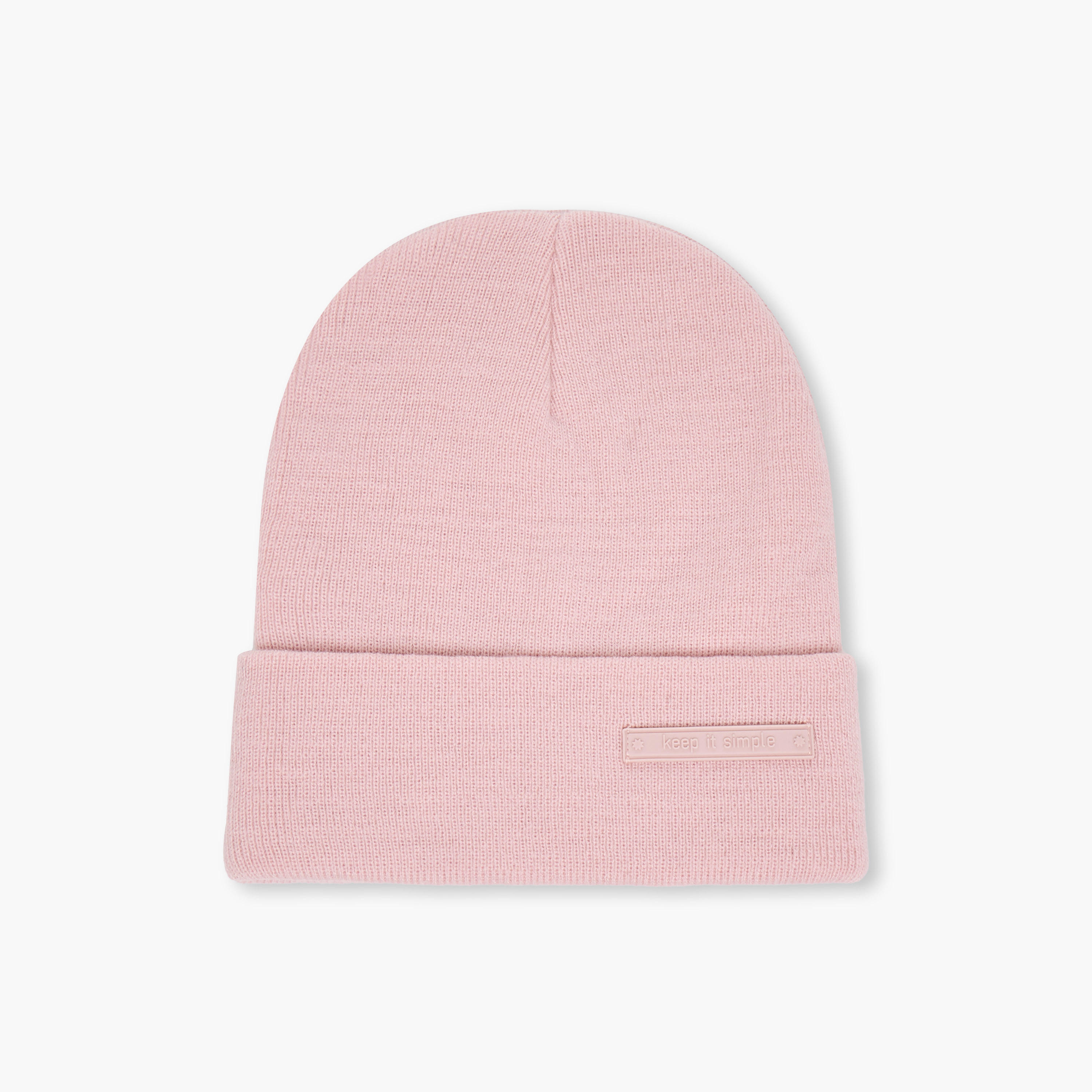 Ribbed Beanie Cap with Tab Detail-women-clothingaccessories-capsandhats-image-1