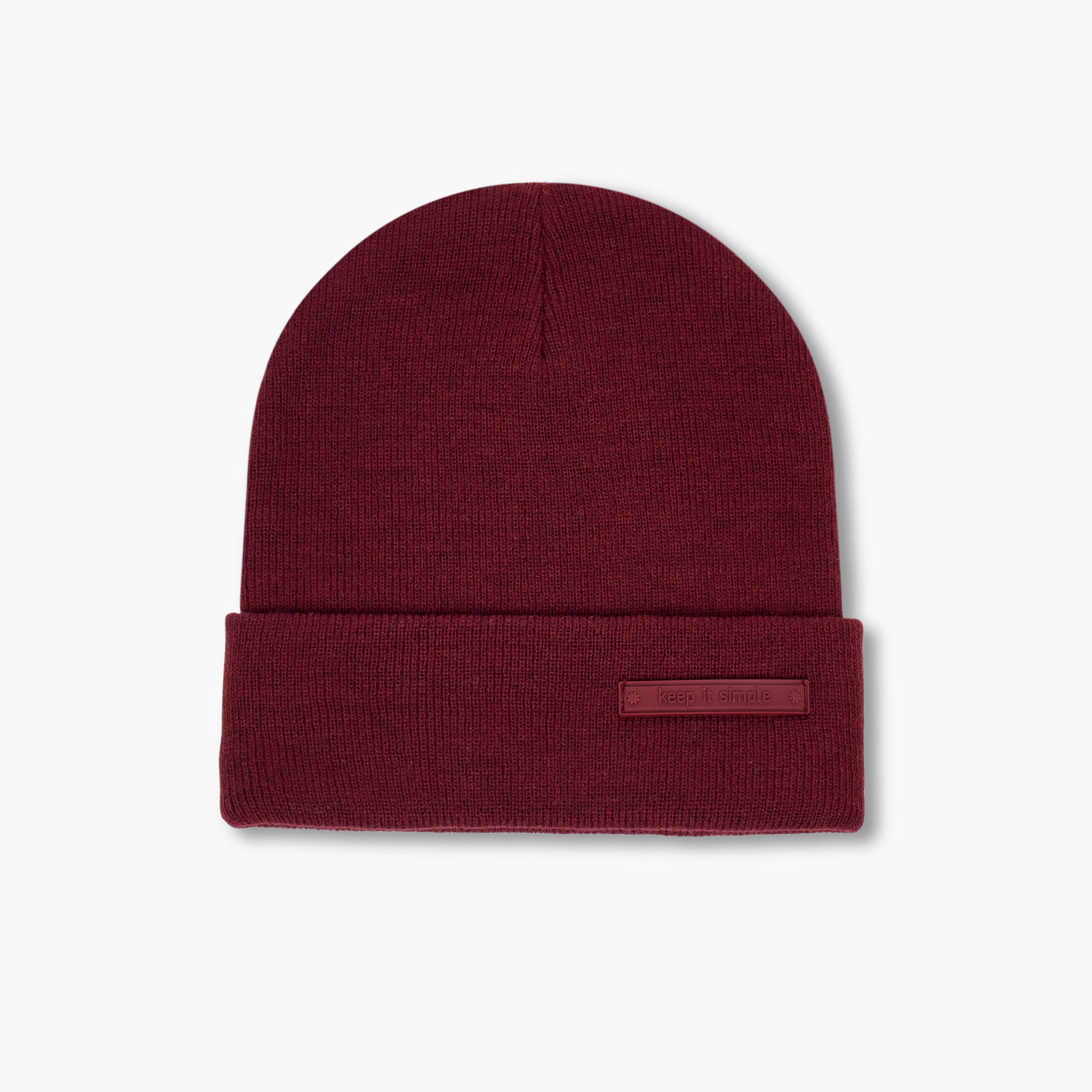 قبعة بيني مضلعة بتفاصيل شعار-women-clothingaccessories-capsandhats-image-4