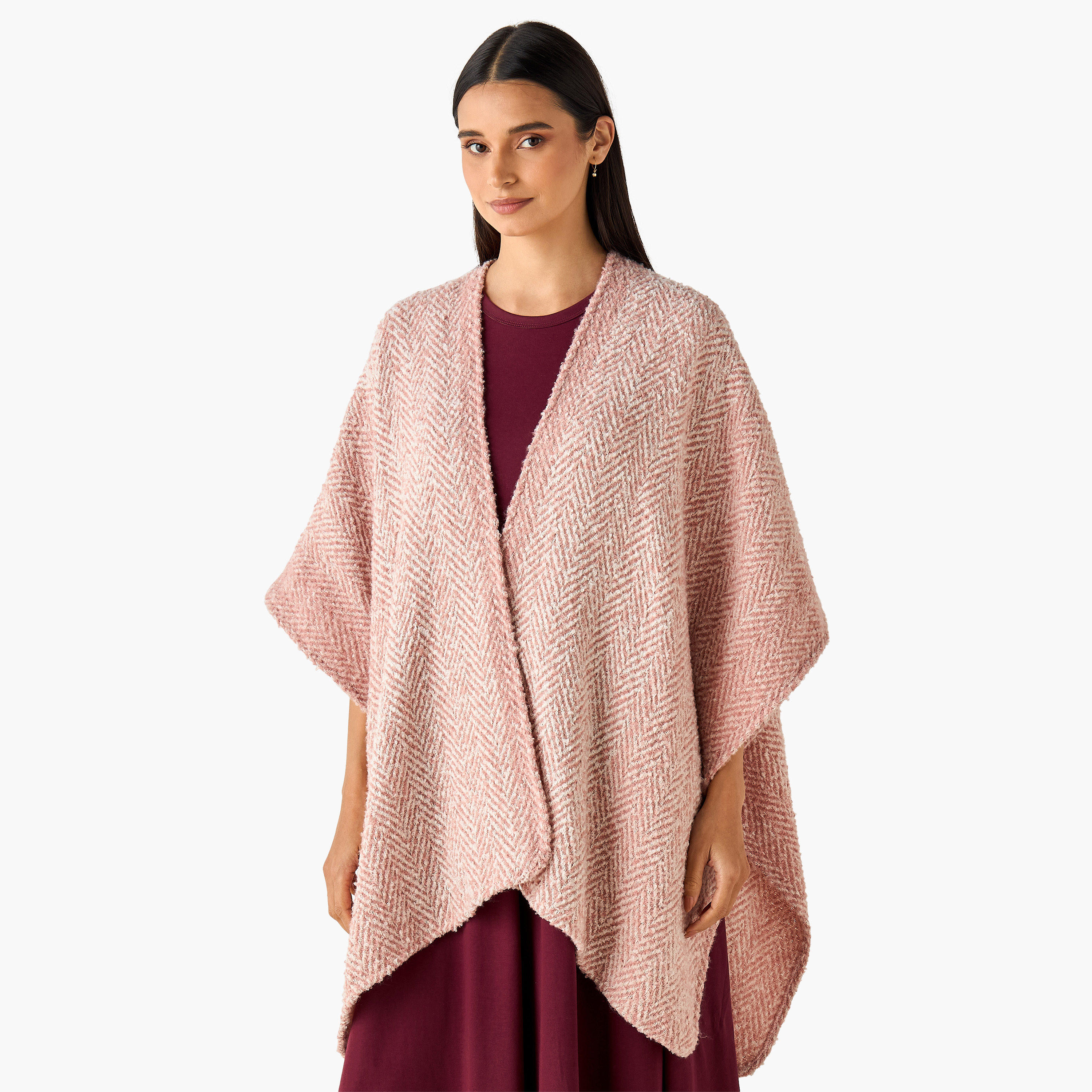 كاب بنمط متعرج وحواف غير متماثلة-women-winterwear-scarves-image-5