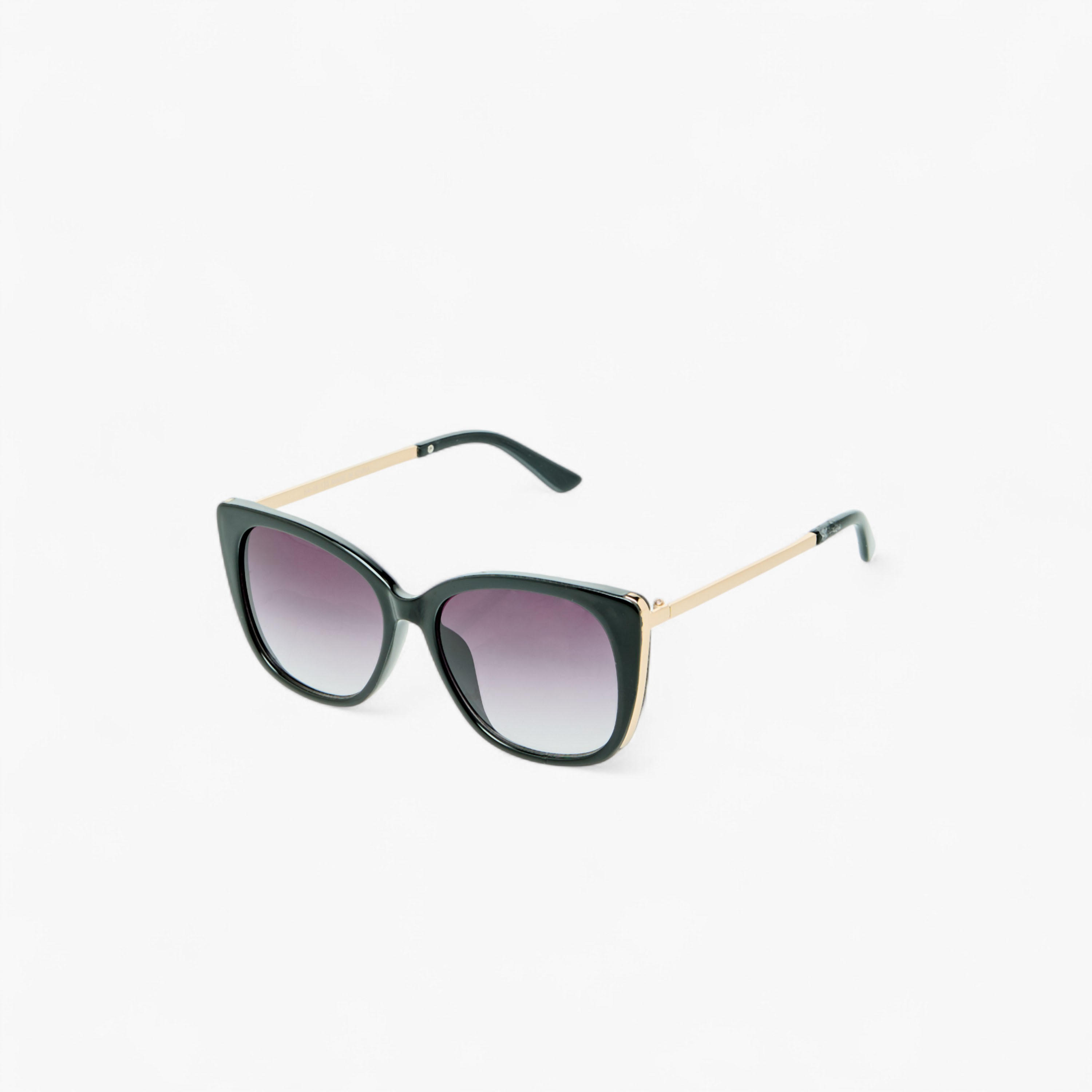 نظارة عين القطة بعدسات سوداء بحماية من الأشعة فوق البنفسجية-women-sunglasses-image-1