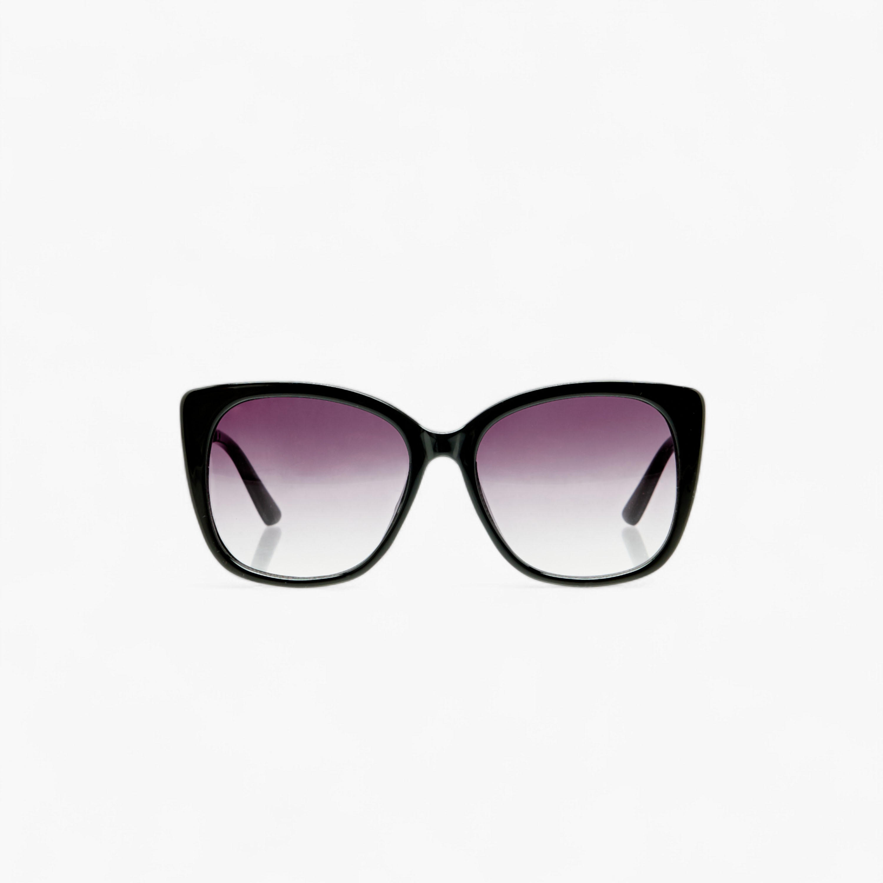نظارة عين القطة بعدسات سوداء بحماية من الأشعة فوق البنفسجية-women-sunglasses-image-3