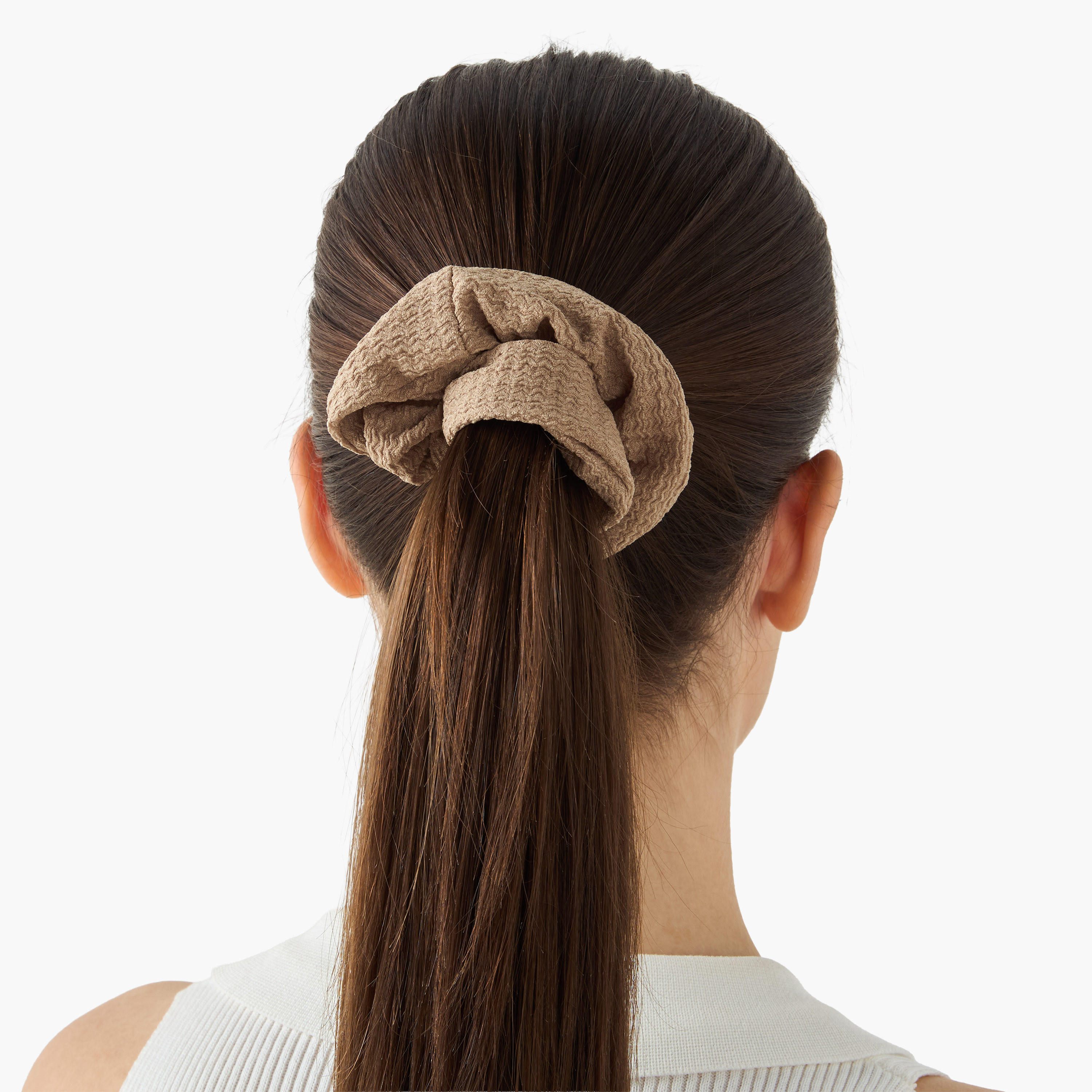 مجموعة من 4 ربطات شعر سكرنشي بارزة الملمس-women-hairaccessories-scrunchies-image-3