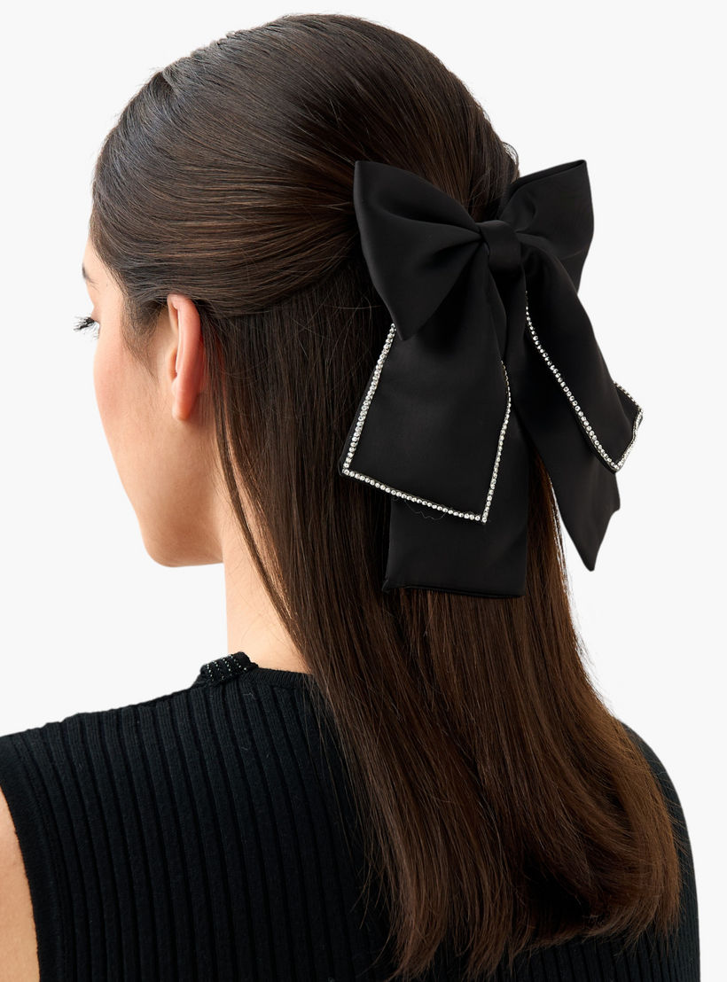 مشبك شعر بفيونكة مزينة-women-hairaccessories-clips-image-2