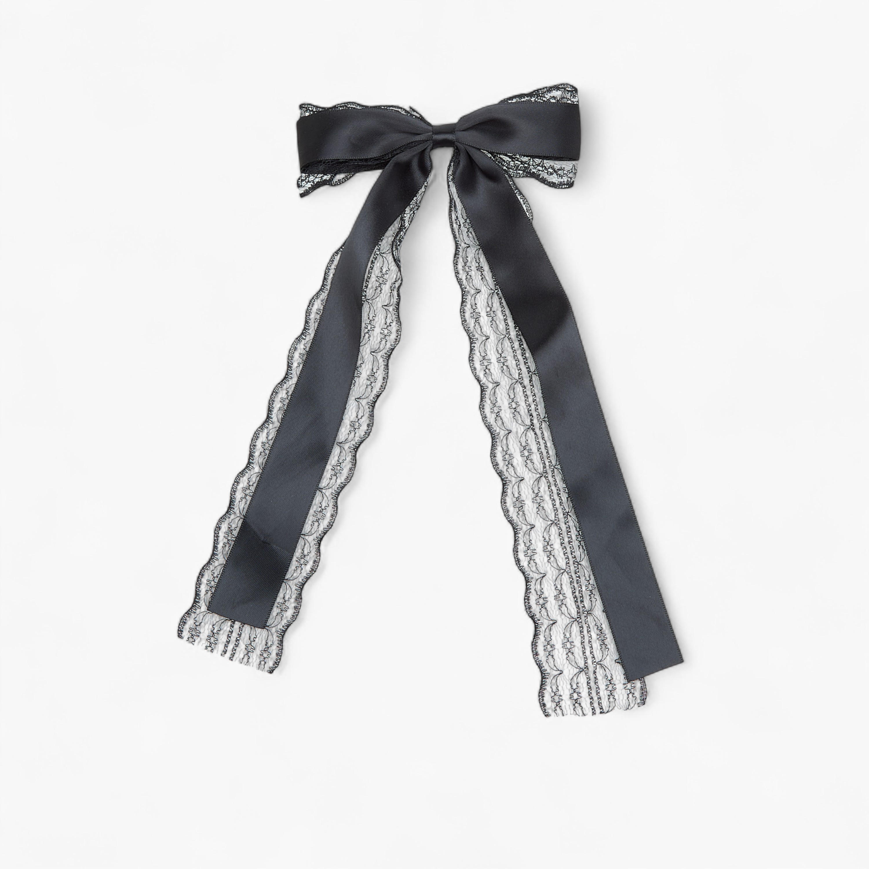 مشبك شعر بتفاصيل قصة دانتيل وفيونكة-women-hairaccessories-clips-image-1