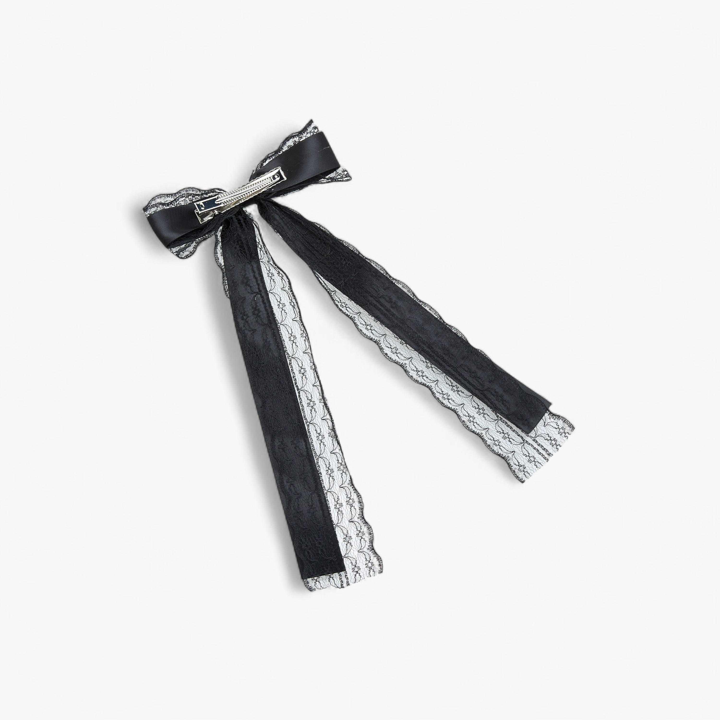 مشبك شعر بتفاصيل قصة دانتيل وفيونكة-women-hairaccessories-clips-image-4