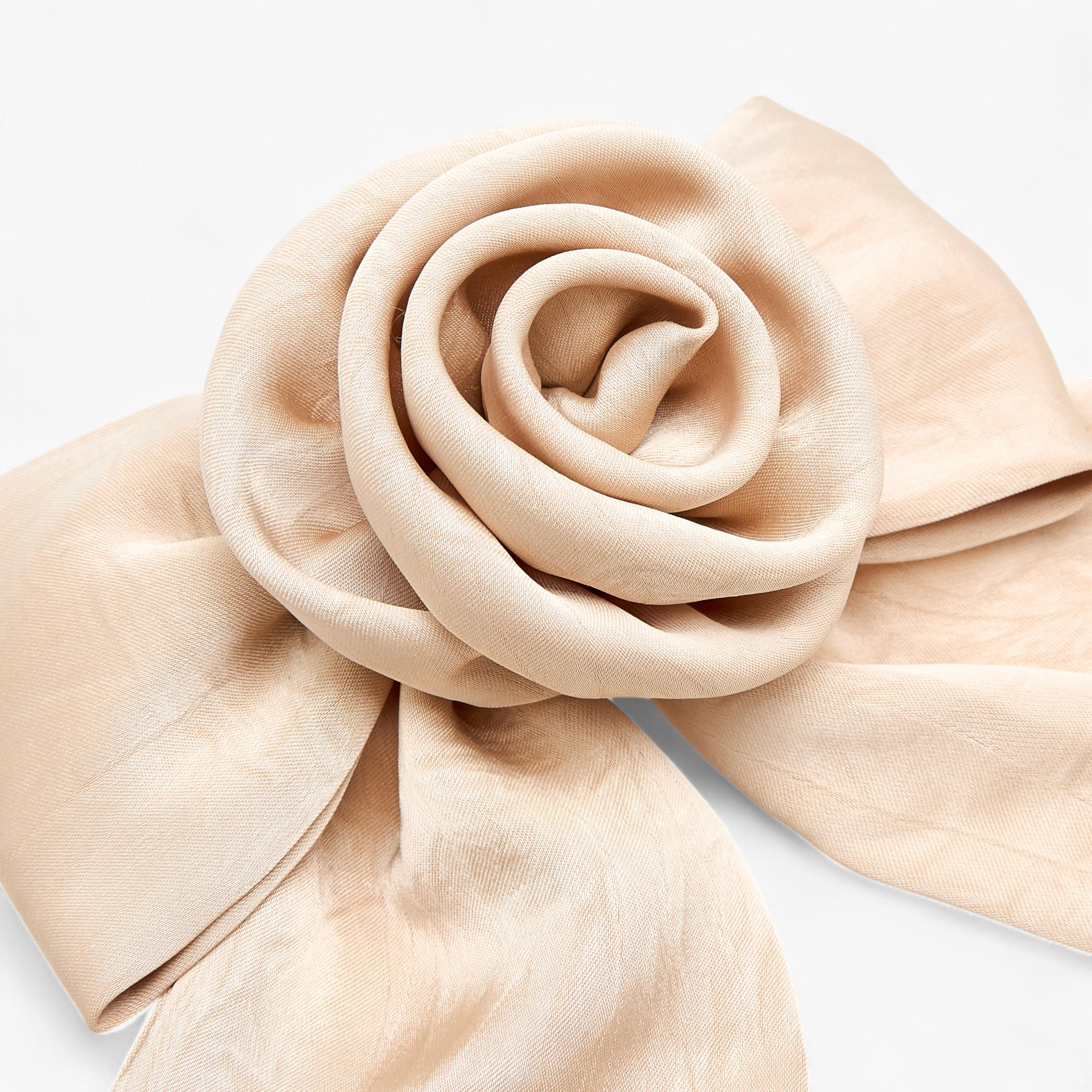 Bow Hair Clip with Rose Trim-women-hairaccessories-clips-image-3
