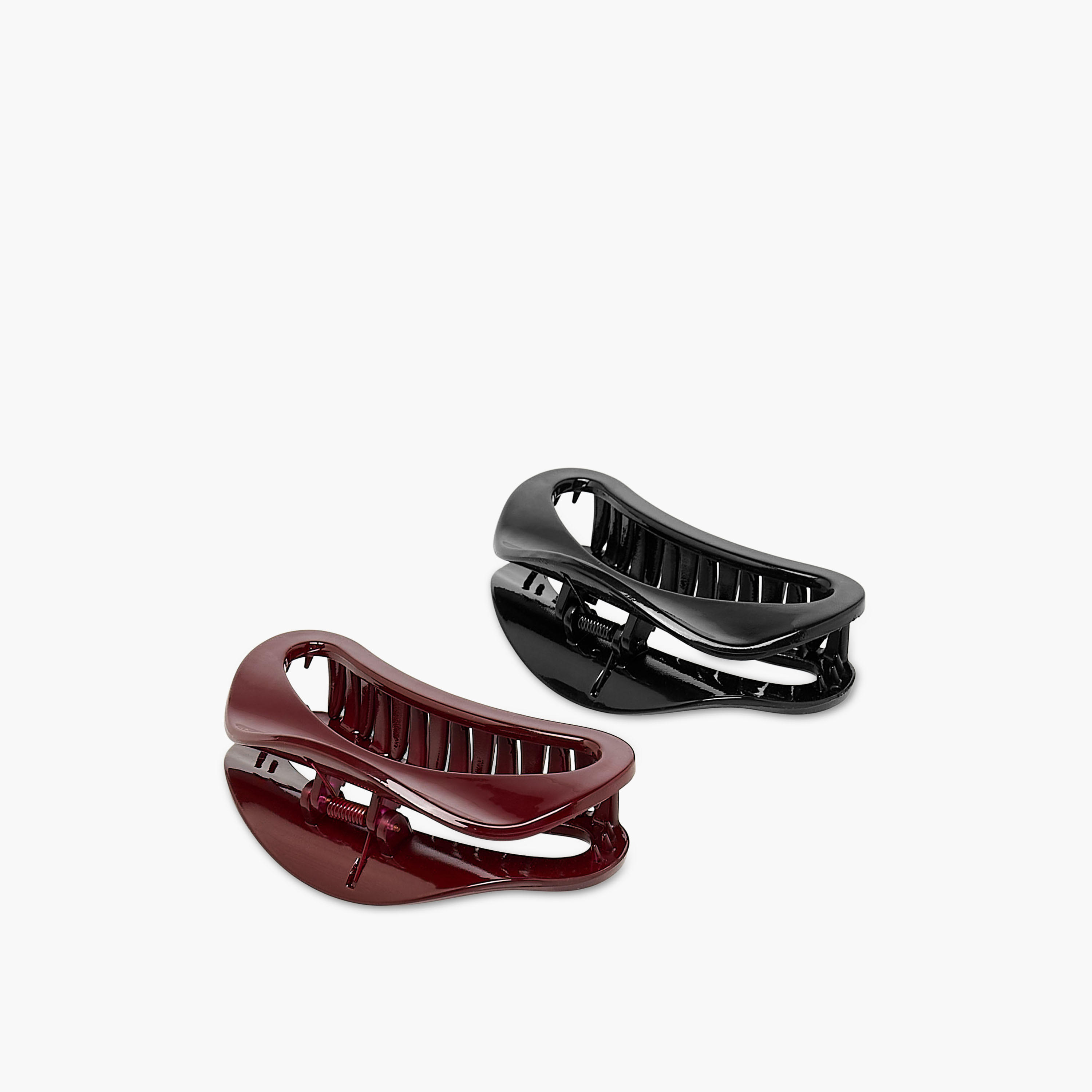 مشابك شعر بولدوج بتصاميم مفرغة - عبوة من قطعتين-women-hairaccessories-clamps-image-4