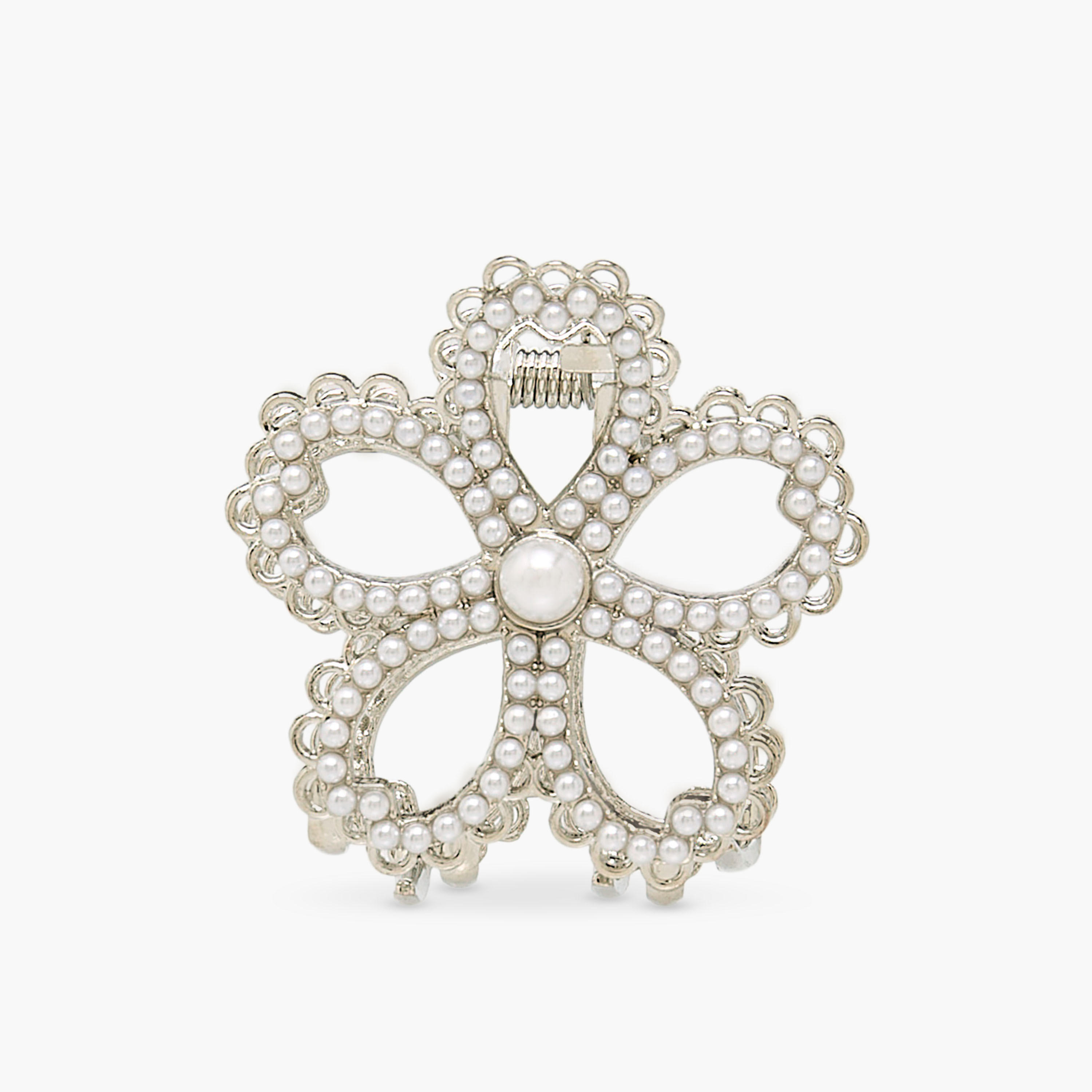 مشبك شعر بتفاصيل لؤلؤ - طقم من قطعتين-women-hairaccessories-clamps-image-2