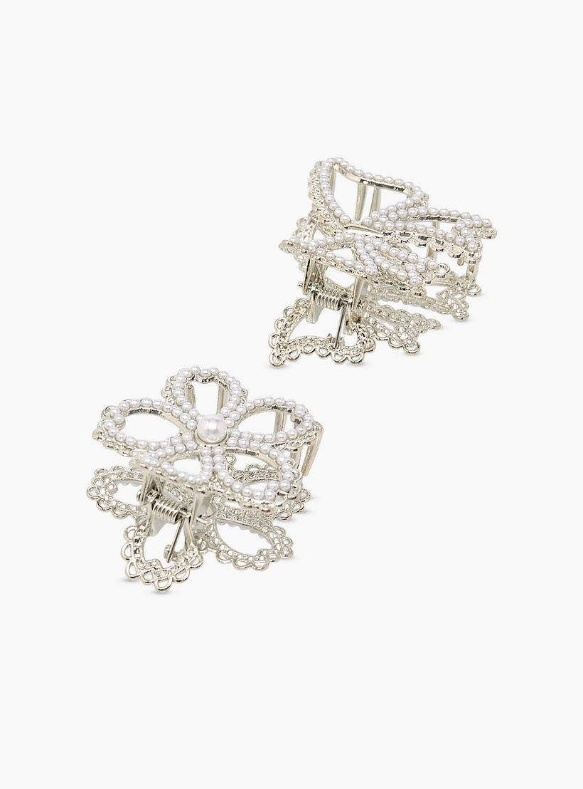 مشبك شعر بتفاصيل لؤلؤ - طقم من قطعتين-women-hairaccessories-clamps-image-4