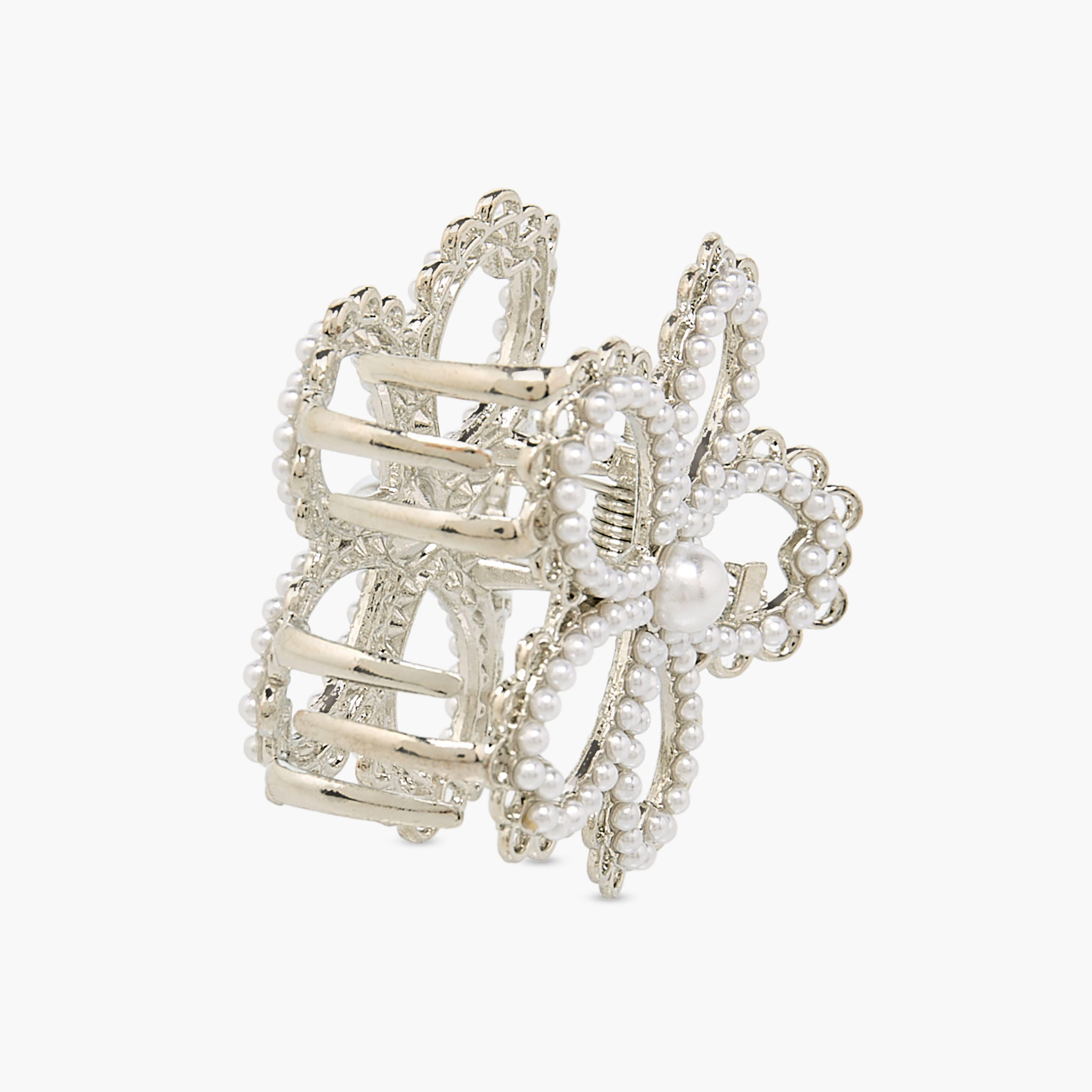 مشبك شعر بتفاصيل لؤلؤ - طقم من قطعتين-women-hairaccessories-clamps-image-6