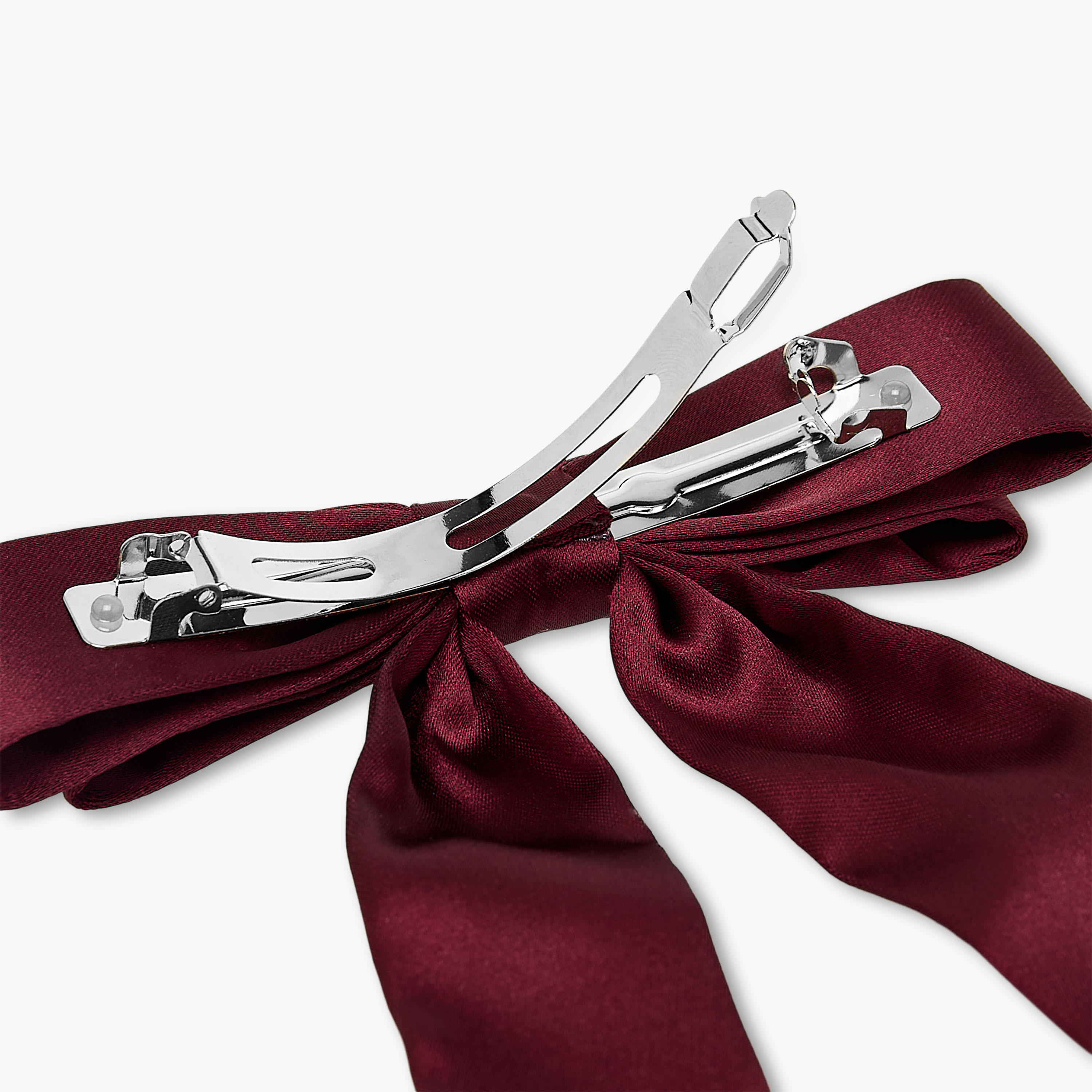Pack of 2 Barrette Hair Clips with Bow Accent-women-hairaccessories-clips-image-6