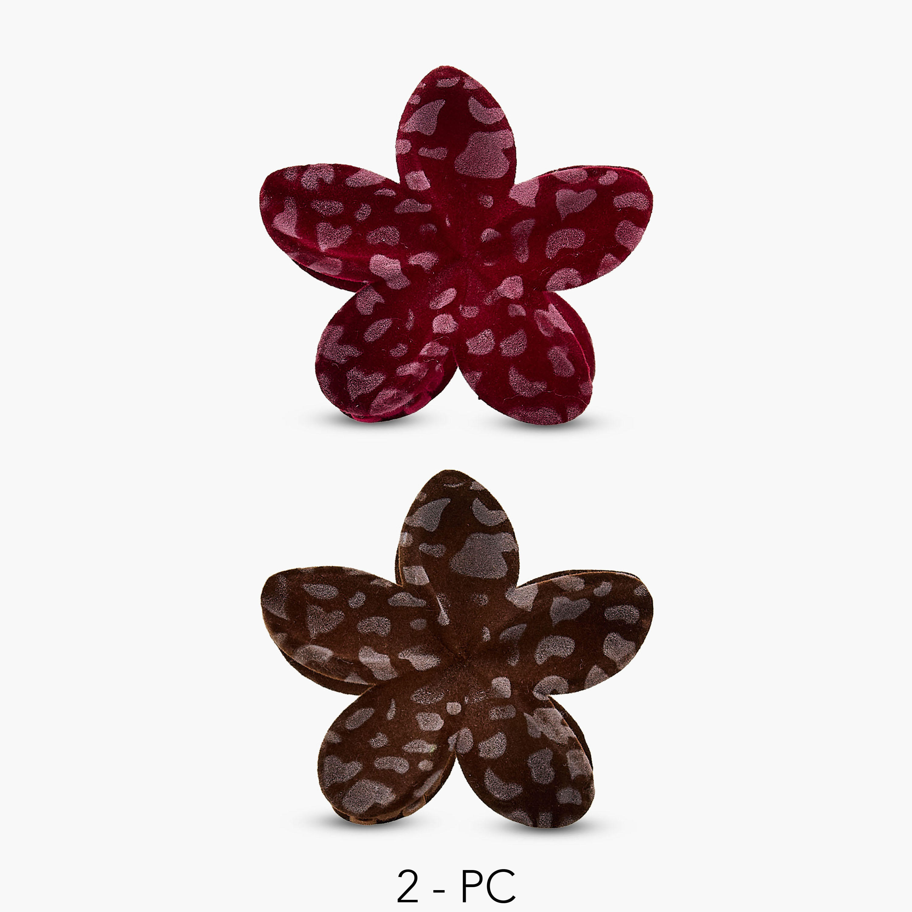 Pack of 2 Floral Hair Clamp-women-hairaccessories-clamps-image-1