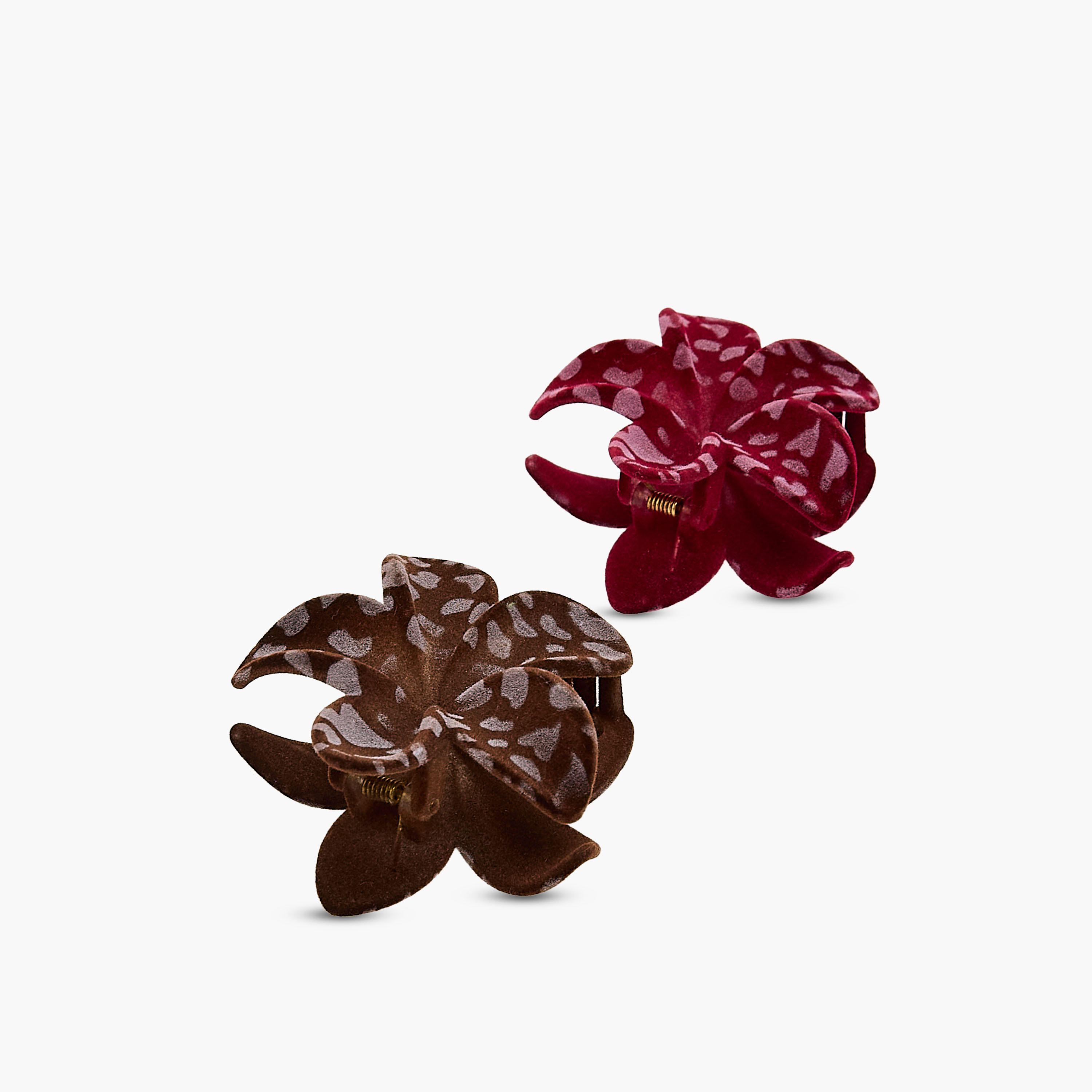 Pack of 2 Floral Hair Clamp-women-hairaccessories-clamps-image-4